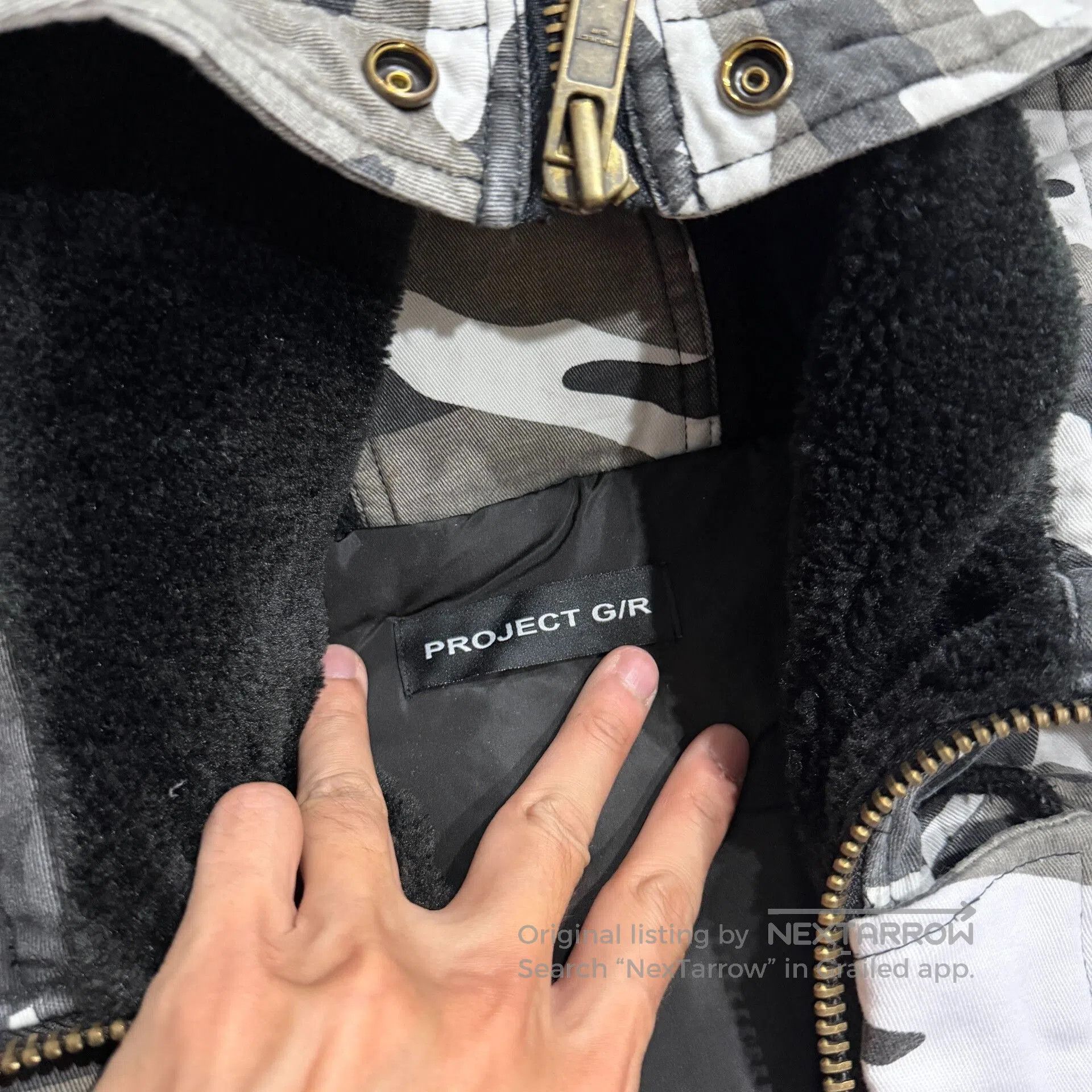 GRAILZ Camo Oversized Down Jacket. Size US S / EU 44-46 / 1 - 5 Thumbnail