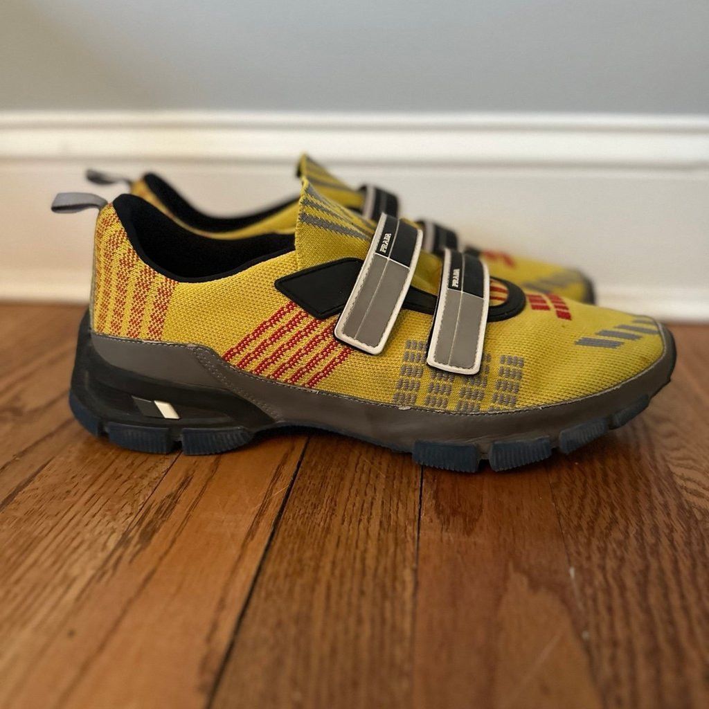 Prada Prada Crossection Sneakers Yellow Gray 9 Size US 9 / EU 42 - 3 Thumbnail