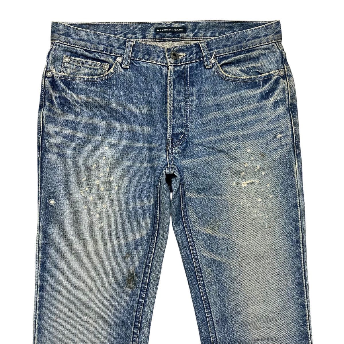 Lounge Lizard Vintage Lounge Lizard Distressed Denim Jeans Size US 31 - 5 Thumbnail