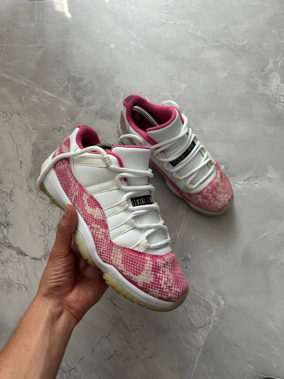 Air Jordan 11 low Pink Snakeskin