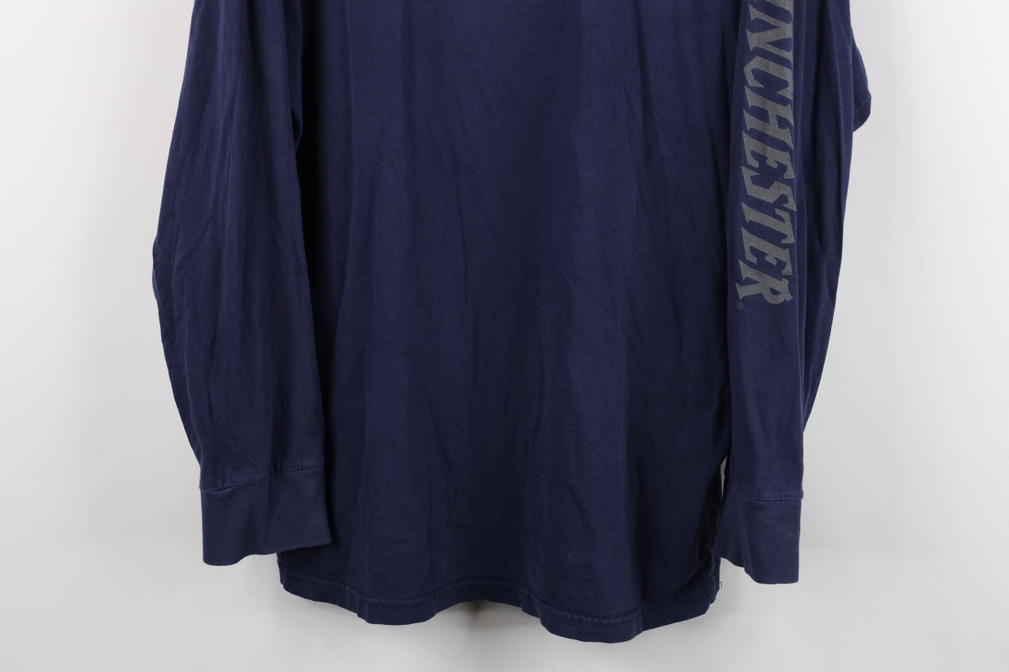 Winchester Vintage 90s Winchester Spell Out Long Sleeve T-Shirt blue Size US M / EU 48-50 / 2 - 3 Thumbnail