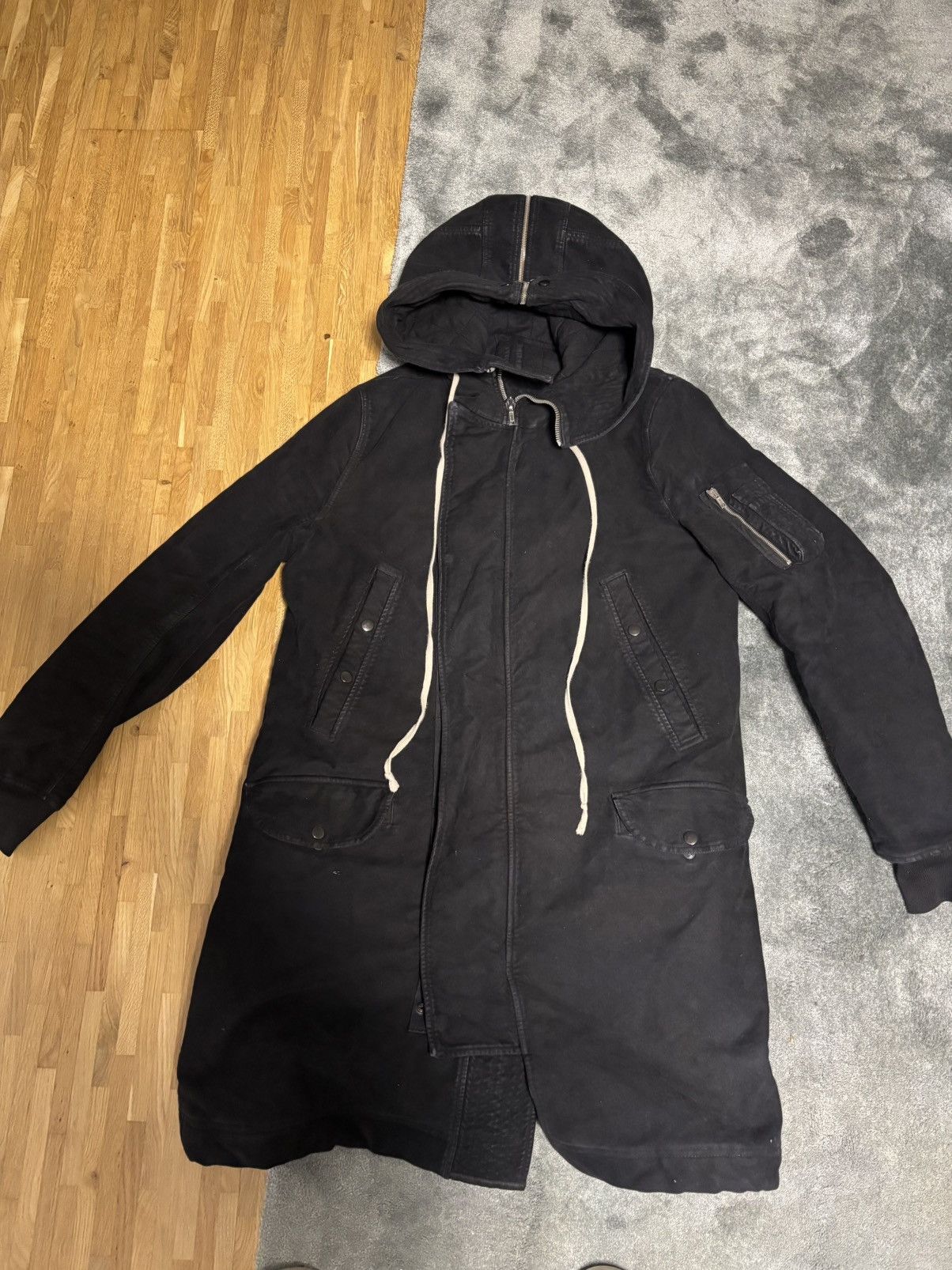 Rick Owens Drkshdw Rick Owens DRKSHDW parka Size US XL / EU 56 / 4 - 1 Thumbnail