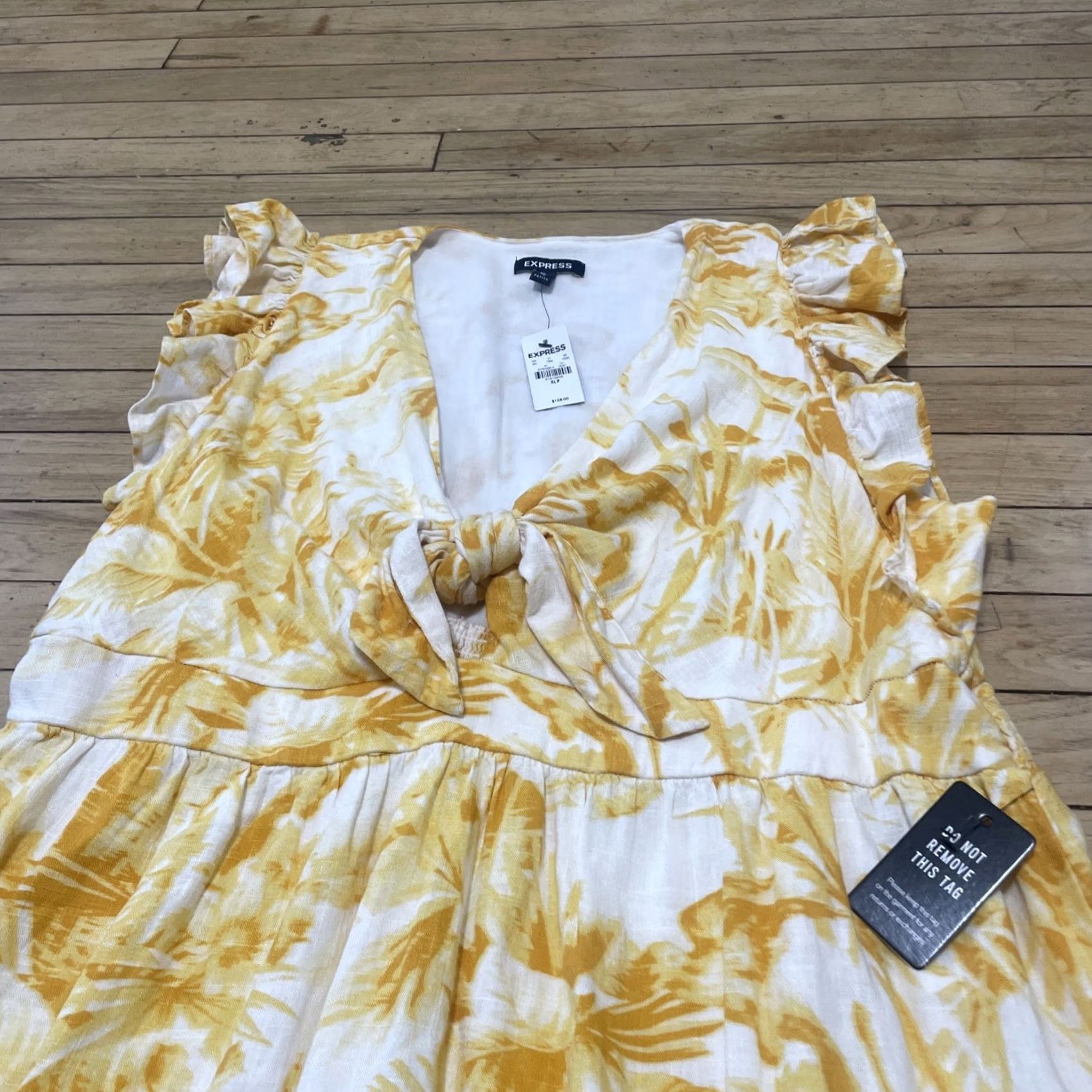 Express Express Dress Shirt Size XL / US 12-14 / IT 48-50 - 6 Thumbnail