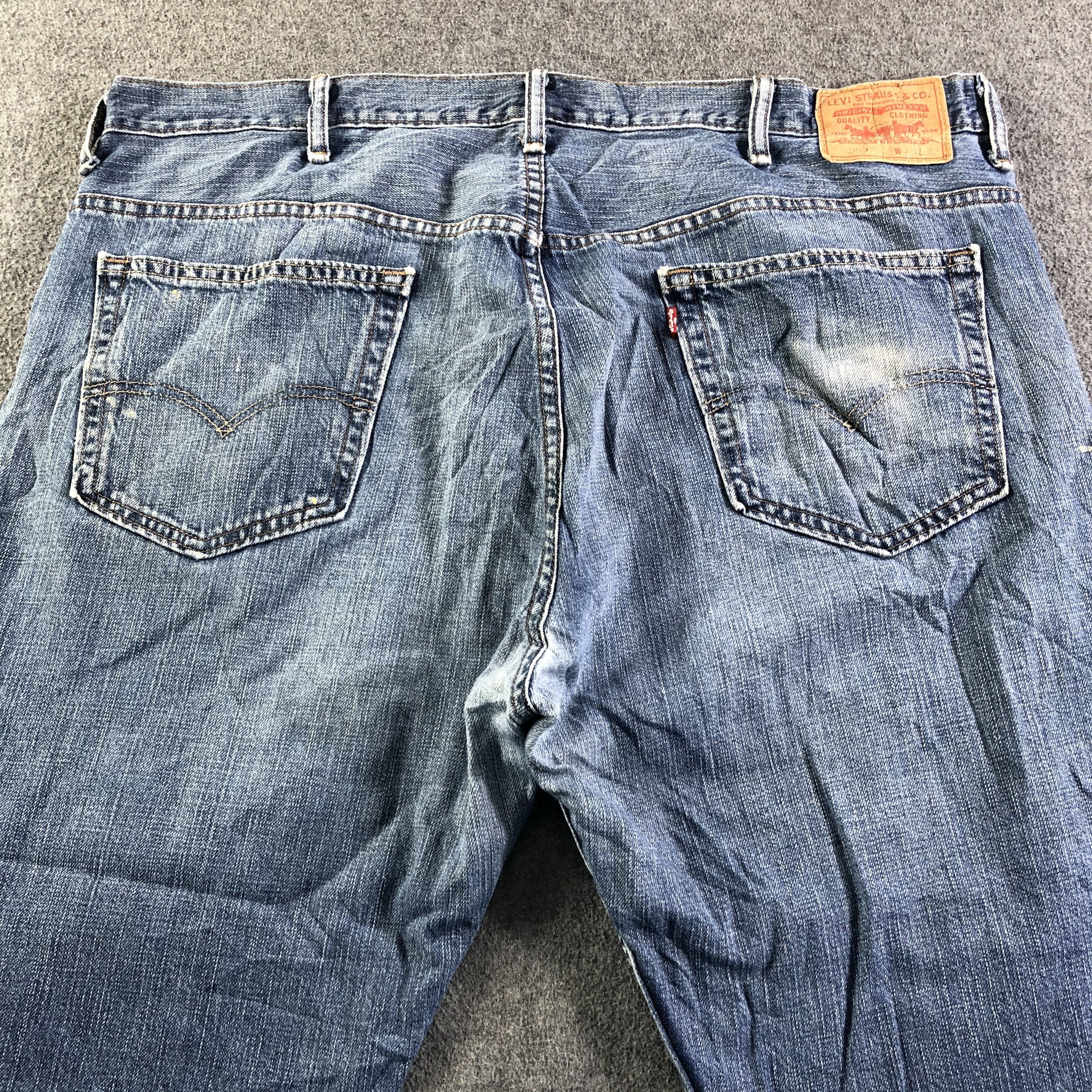 Levi's Vintage Blue Wash Levis 569 Jeans-J4107 Size US 43 - 4 Thumbnail