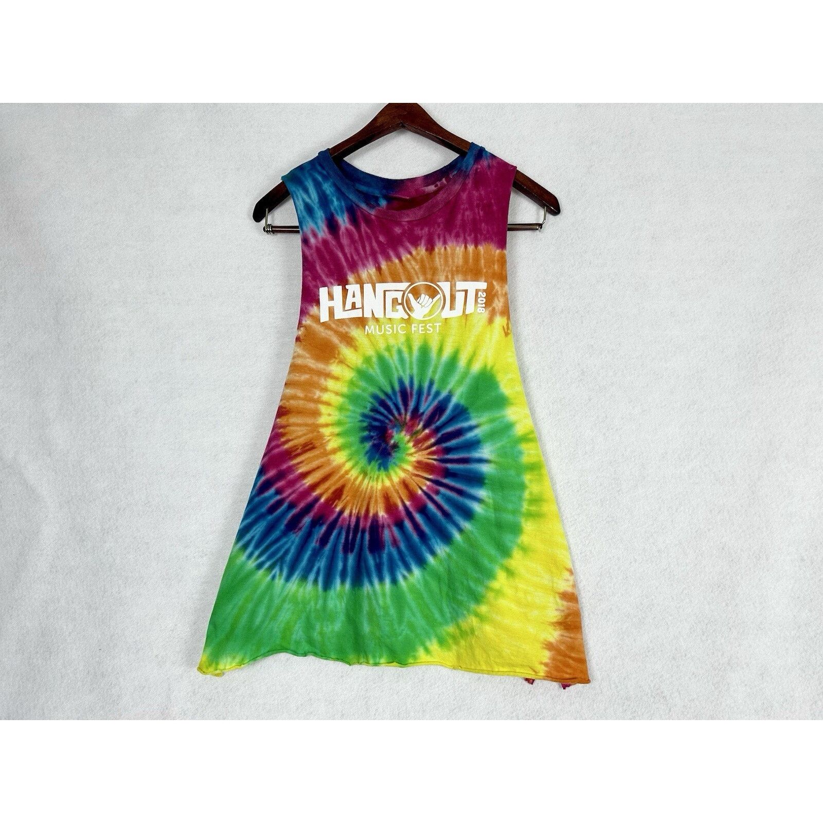 The Unbranded Brand Hangout Music Festival 2018 Tie Dye Tank Top Kendrick Lamar Size US XL / EU 56 / 4 - 1 Thumbnail
