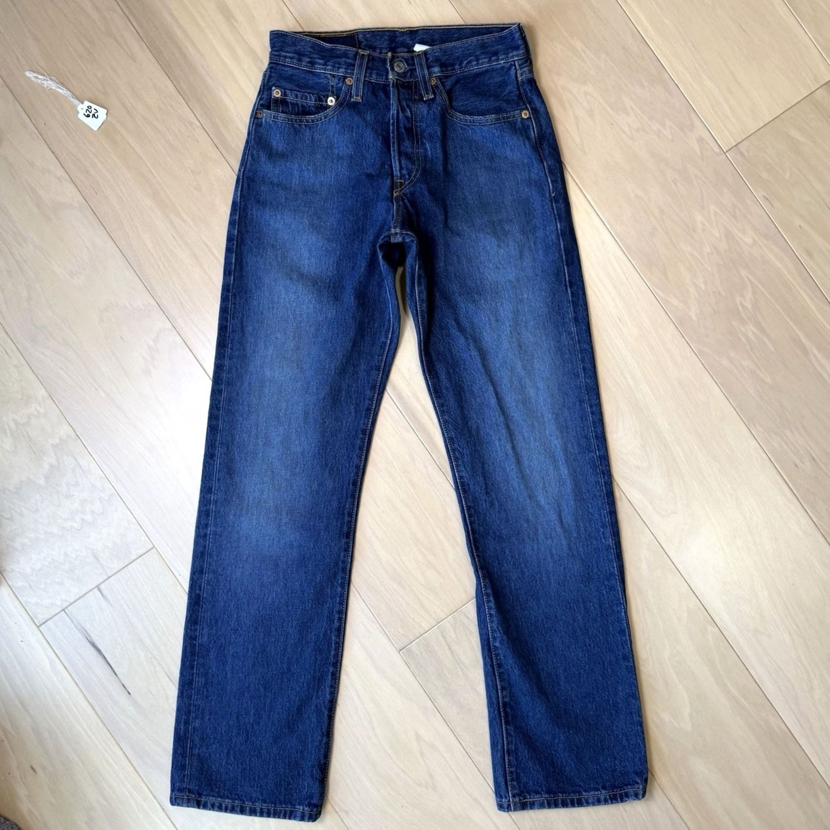 Levi's Vintage Levis 501 Jeans 25 Blue Straight Denim For Women 90s Cowboy Western Logo Button 5-Pocket Mens Boy? Size 42" / US 20 - 2 Thumbnail