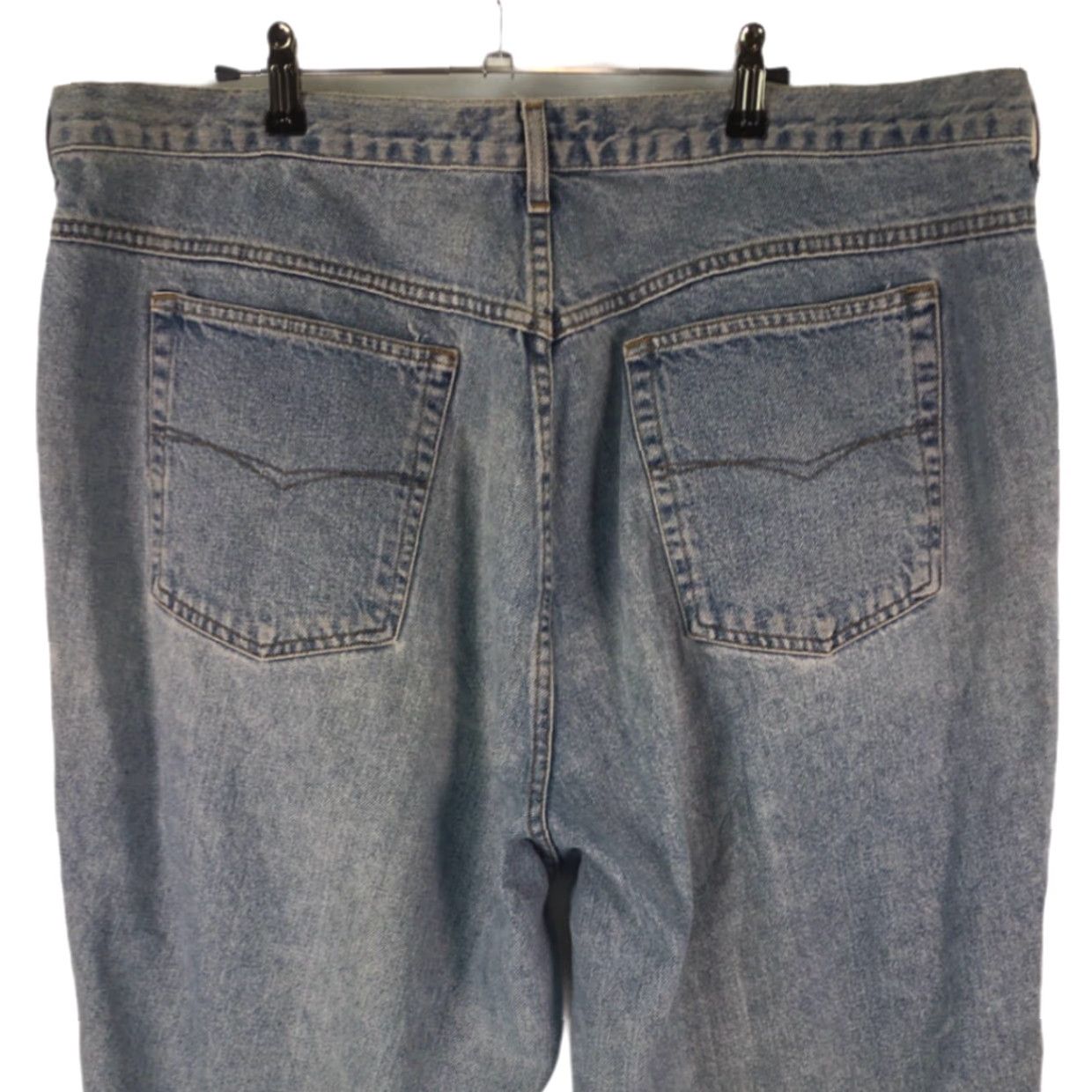 Avenue Avenue Blues Women's Tapered Denim Jeans Size 24 Petite Blue Light Wash Size 42" / US 20 - 5 Thumbnail