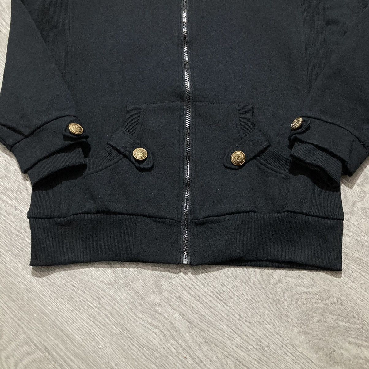 14th Addiction 2000s Lorenzo Fur Ziphoodie Black Lgb Punk Gothic Style Size US M / EU 48-50 / 2 - 8 Thumbnail