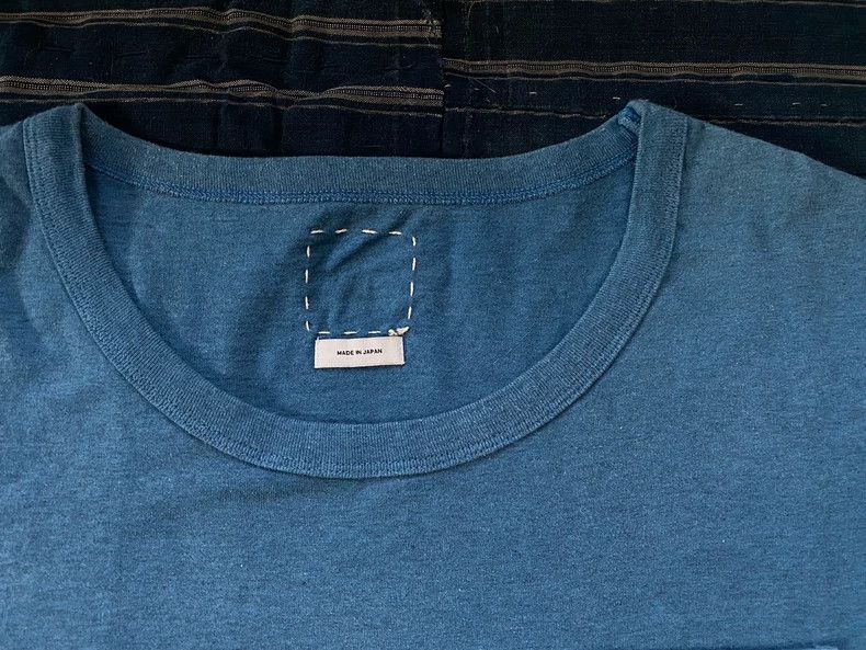 Visvim visvim17SS JUMBO TEE S/S (N.D.) Vv blue-dyed short-sleeved Size US M / EU 48-50 / 2 - 2 Thumbnail