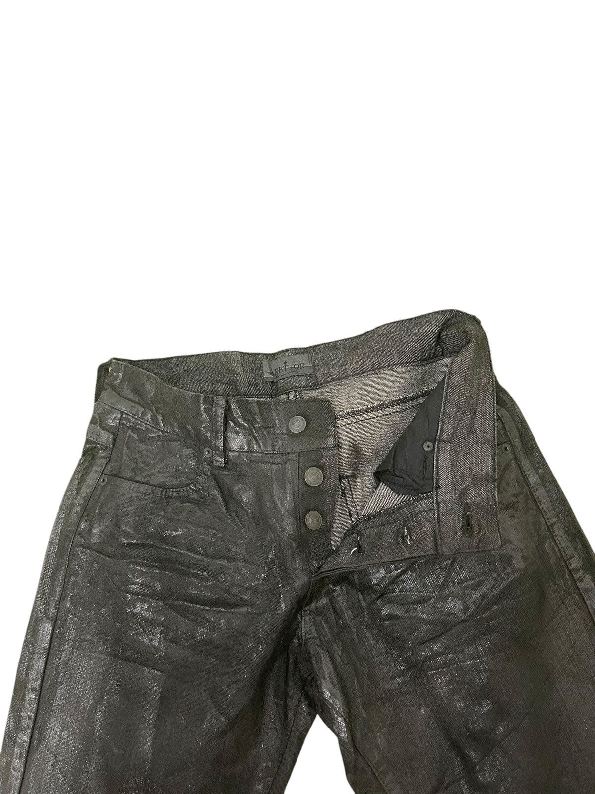 Japanese Brand Flare Jeans Abettor Full Coating Distress Boot Cut 8🟦9 Size US 30 / EU 46 - 11 Thumbnail