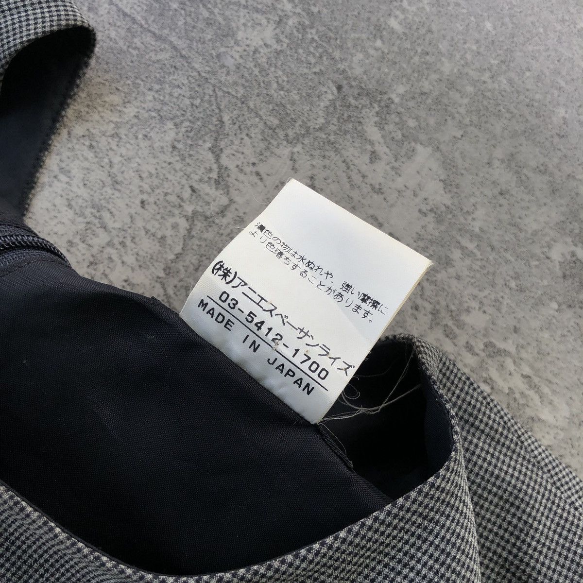 Designer × Vintage × agnes b. Agnes B Women's Shift Dress Sleeveless Black Houndstooth EUC Size XS / US 0-2 / IT 36-38 - 6 Thumbnail