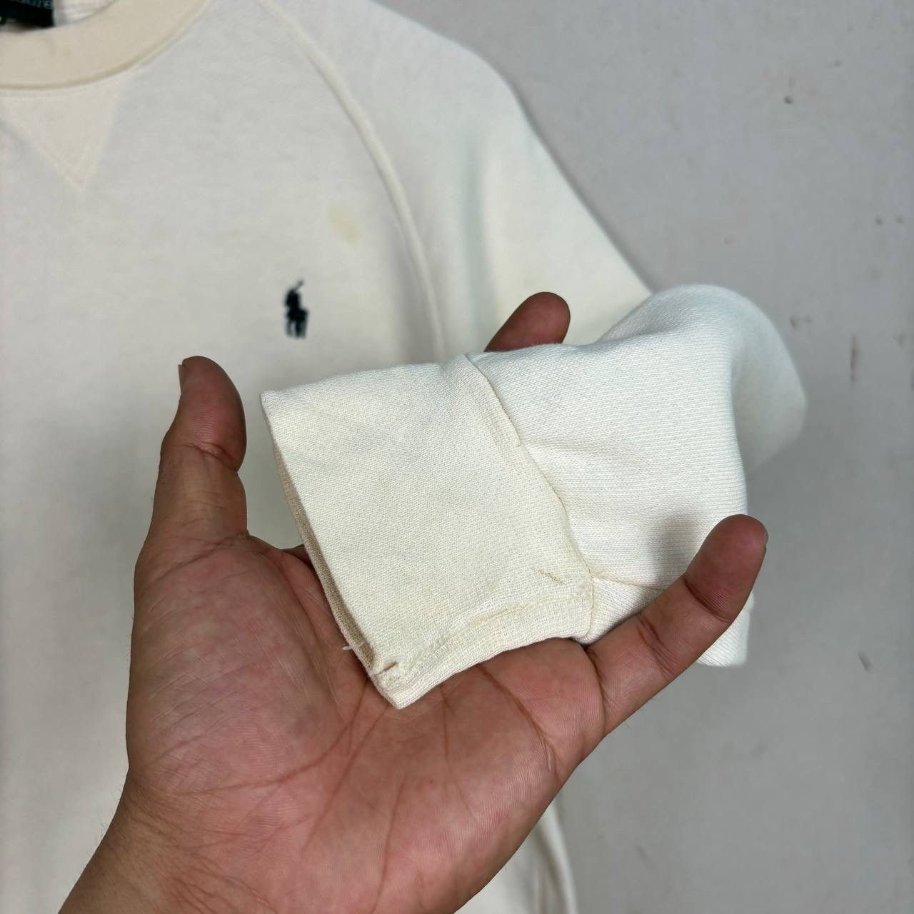 Polo Ralph Lauren Vtg Ralph Lauren White Crewneck Sweatshirt Tokyo Style Size US S / EU 44-46 / 1 - 5 Thumbnail
