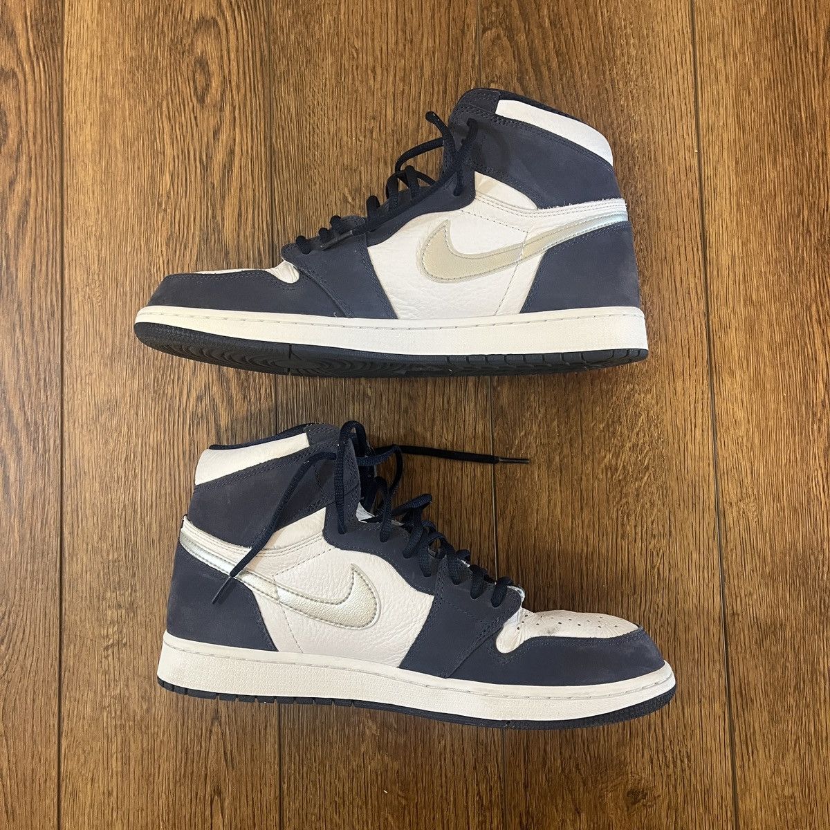 Jordan Brand × Nike Jordan 1 Retro High CO.JP Midnight Navy Size US 12 / EU 45 - 3 Thumbnail