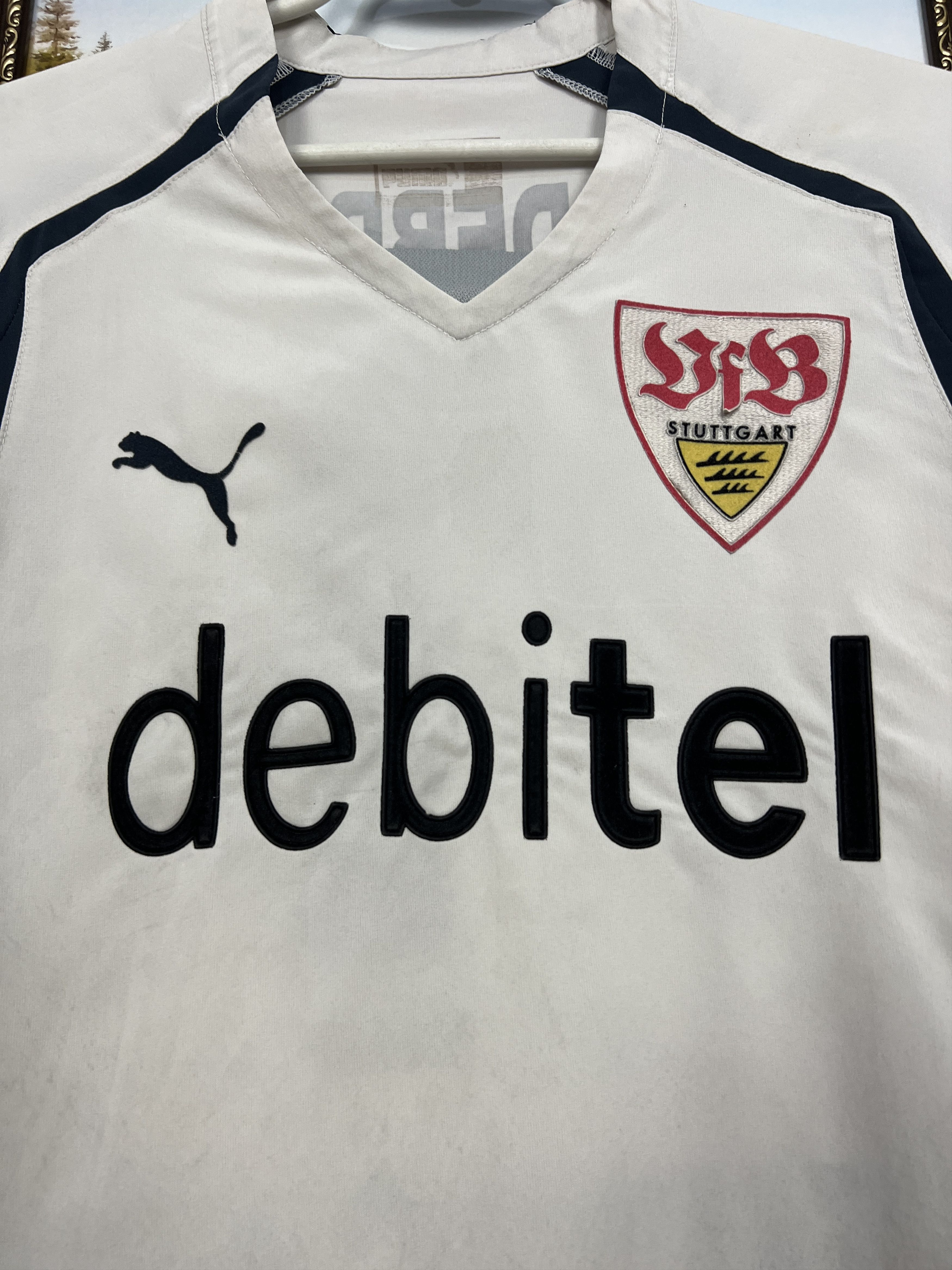 Puma Stuttgart Goalkeeper football shirt 2004 Puma #1 Hildebrand Size US L / EU 52-54 / 3 - 8 Thumbnail