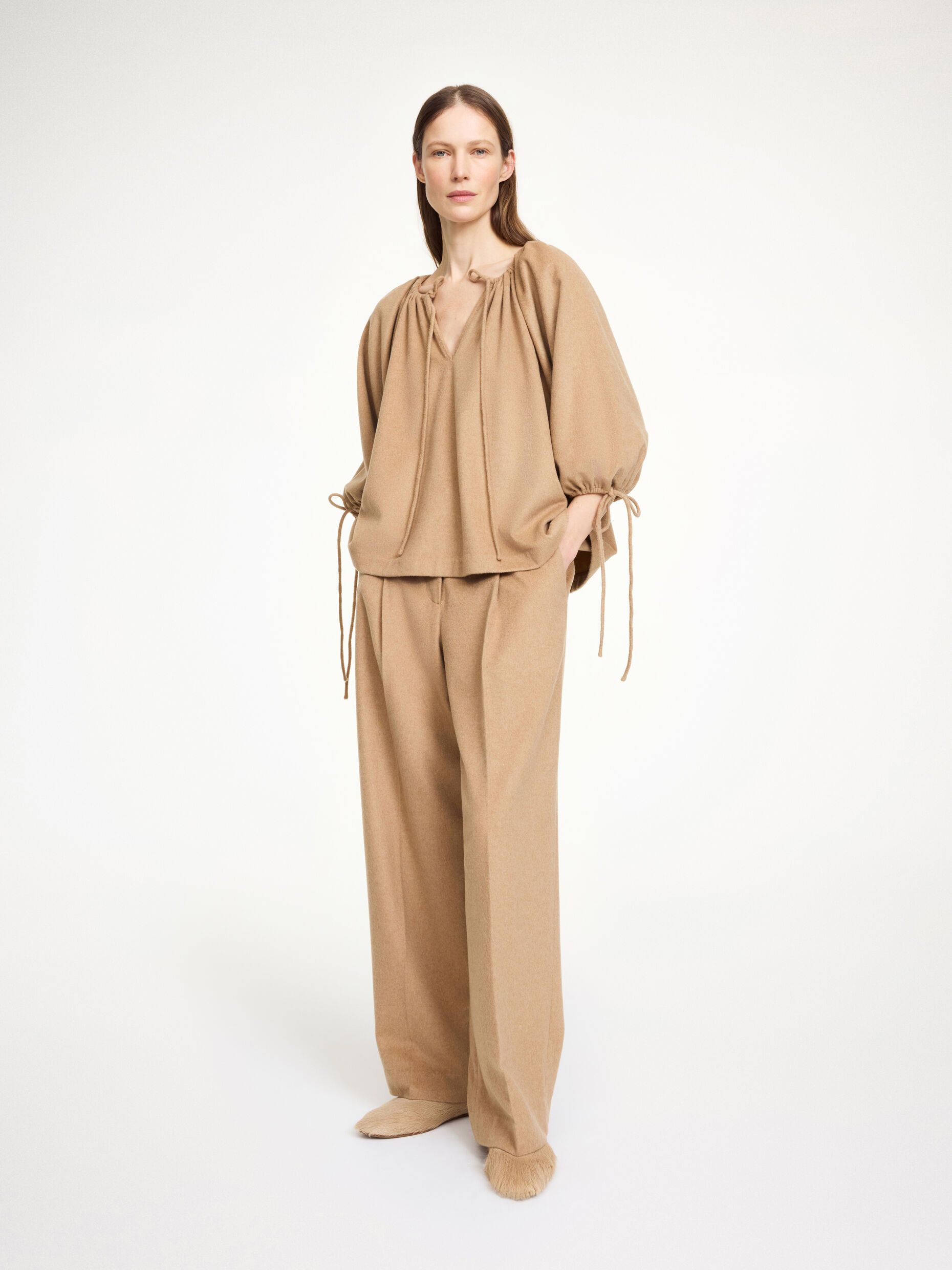 By Malene Birger By Malene Birger Lilyrose Wool Blouse Blouse Size XS / US 0-2 / IT 36-38 - 1 Thumbnail