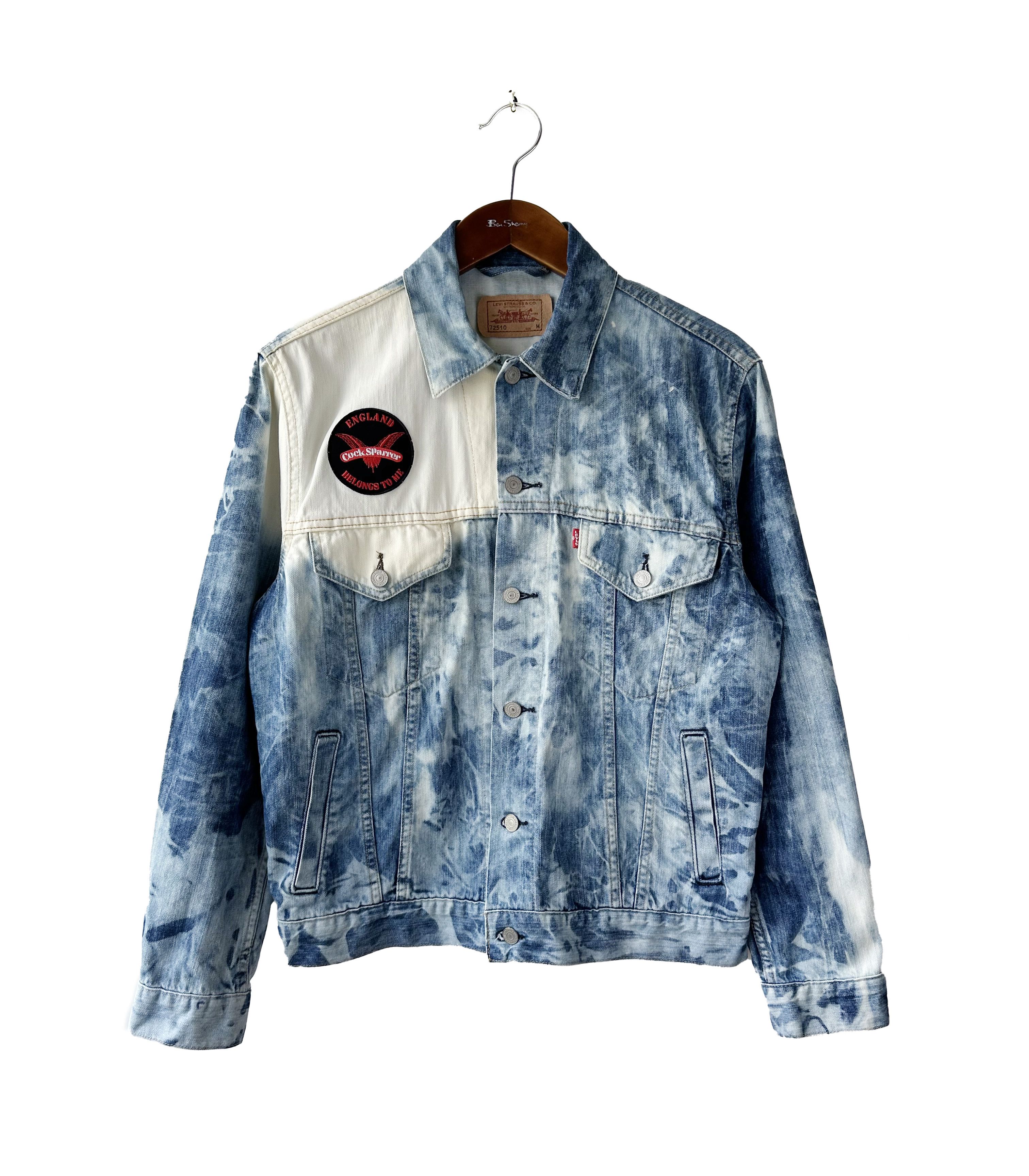 Levi's Levi's "Cock Sparrer" acid wash denim jacket Size US M / EU 48-50 / 2 - 1 Thumbnail