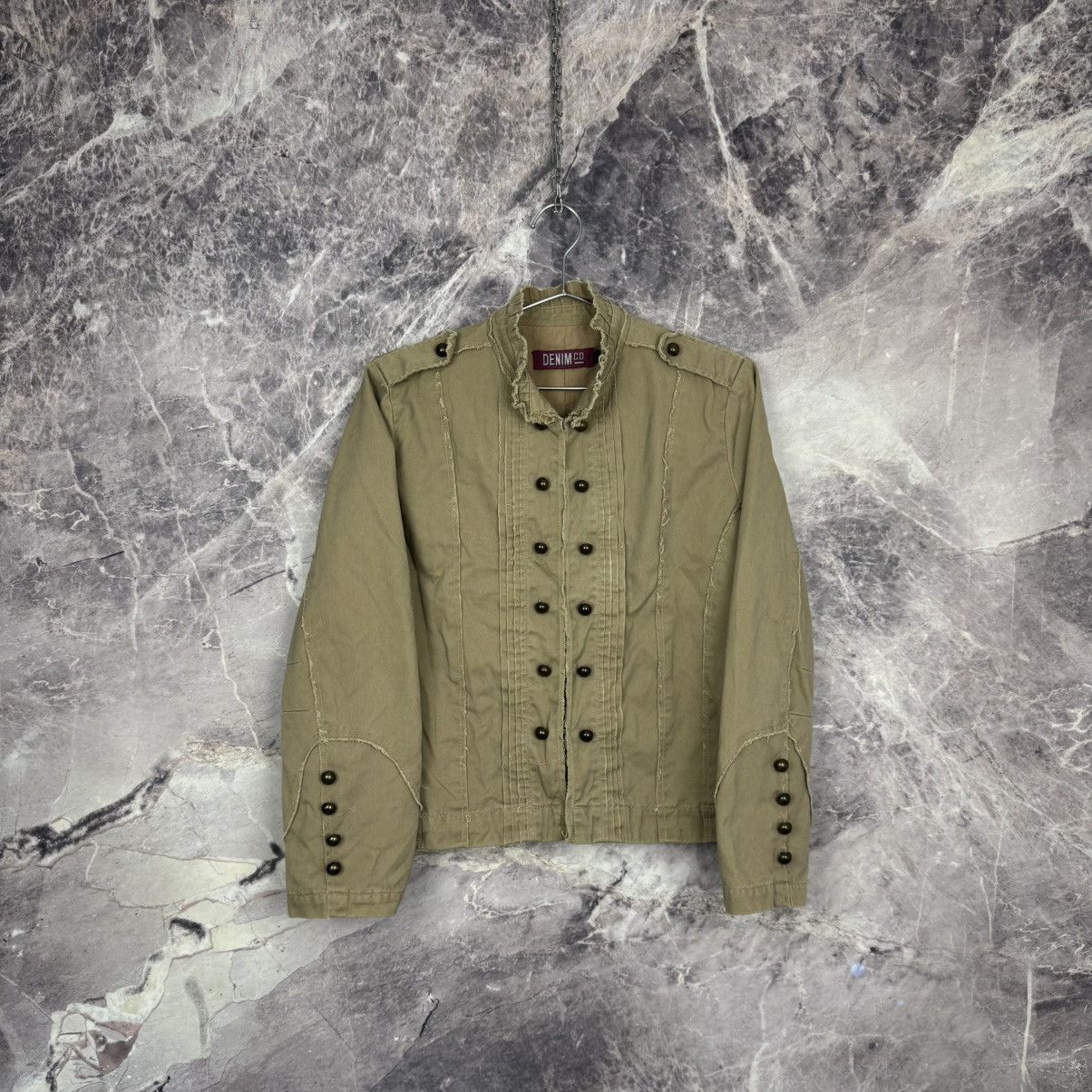 Vintage Vintage Hype Y2k 100% cotton Napoleon Blazer Jacket Size XL / US 12-14 / IT 48-50 - 1 Thumbnail