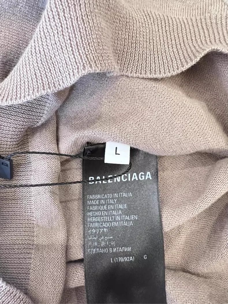 Balenciaga Full printed logo barrage knitted short sleeve