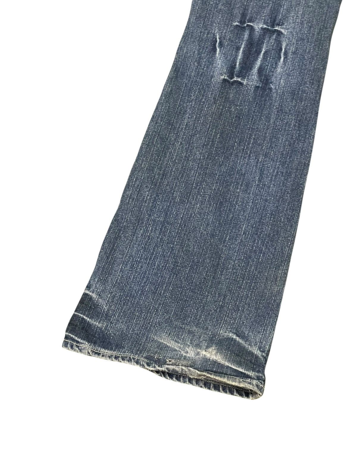 Japanese Brand Flare Jeans Indecent Denim Boot Cut 2🟦2 Size US 31 - 15 Thumbnail