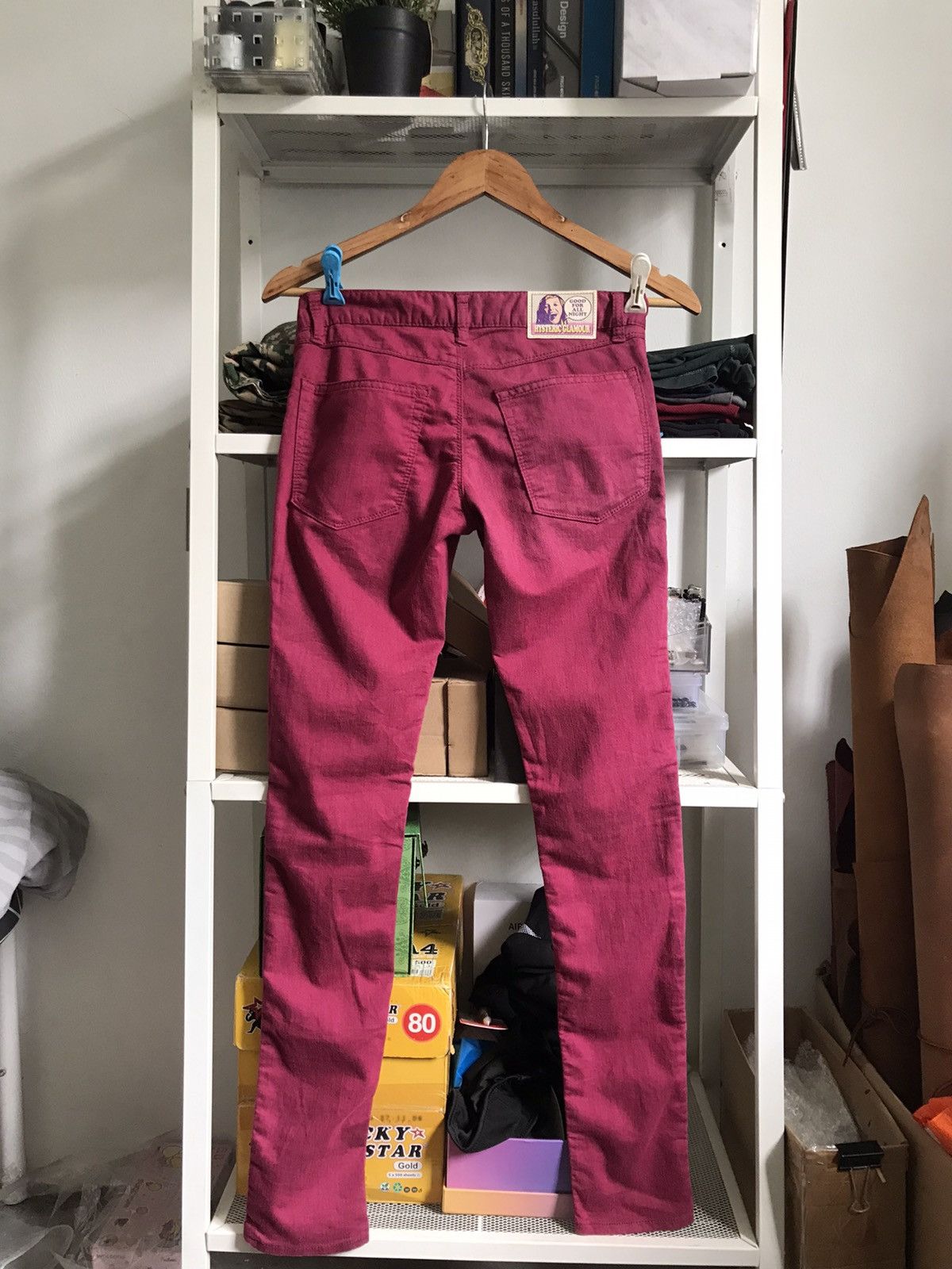 Hysteric Glamour Steal🔥 VINTAGE Hysteric Glamour Pink Jeans Size 23" - 1 Thumbnail