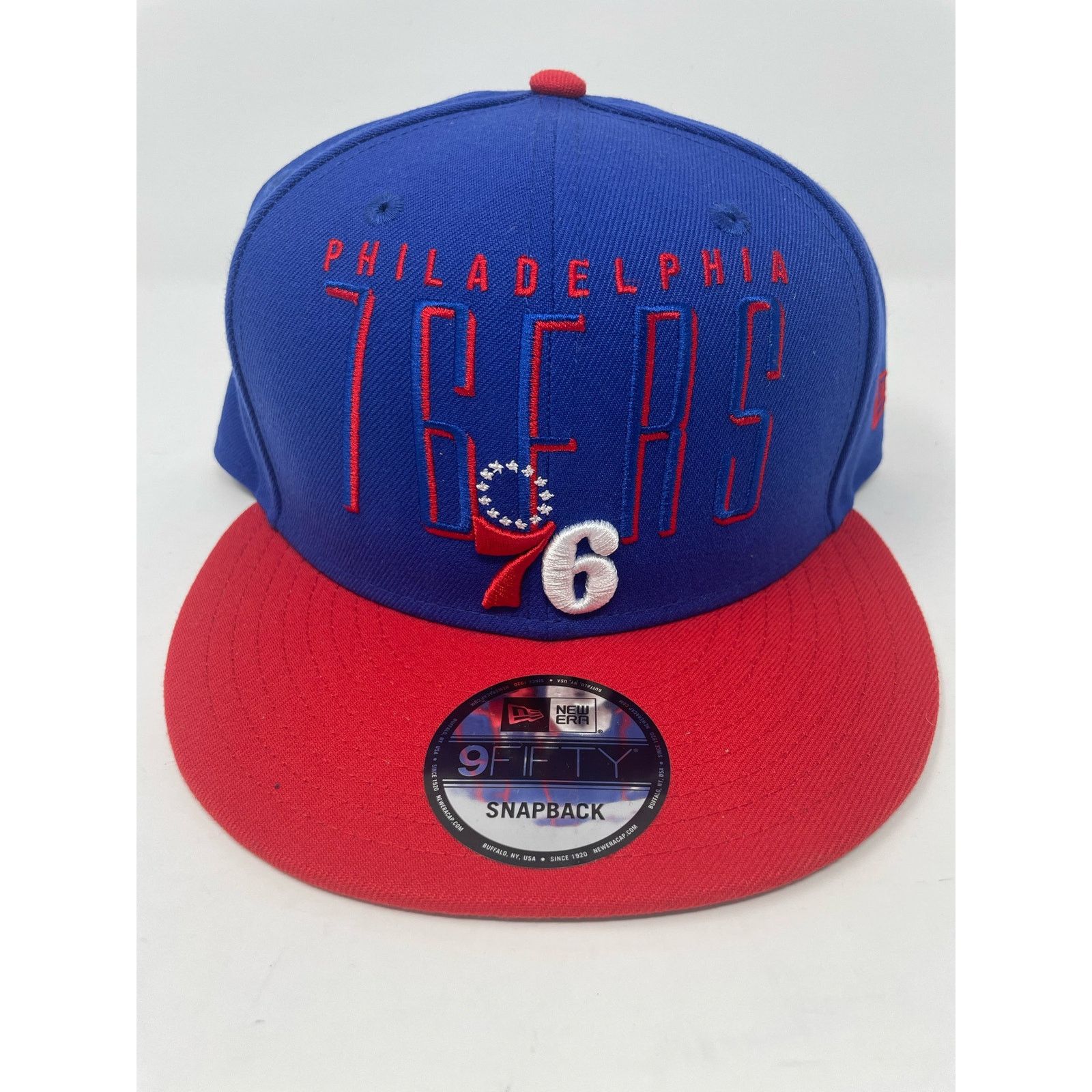 47 Brand New Era Philadelphia 76ers Headline 9Fifty Snapback Hat Size ONE SIZE - 3 Thumbnail