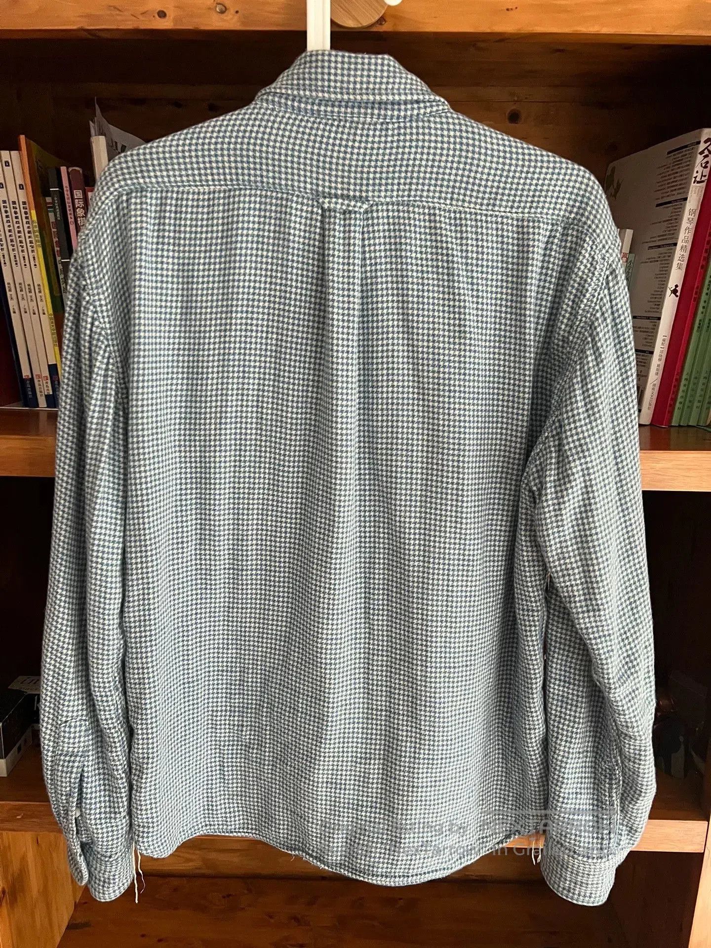 Pherrow's Pherrow's Indigo Houndstooth Shirt. Size US L / EU 52-54 / 3 - 8 Thumbnail