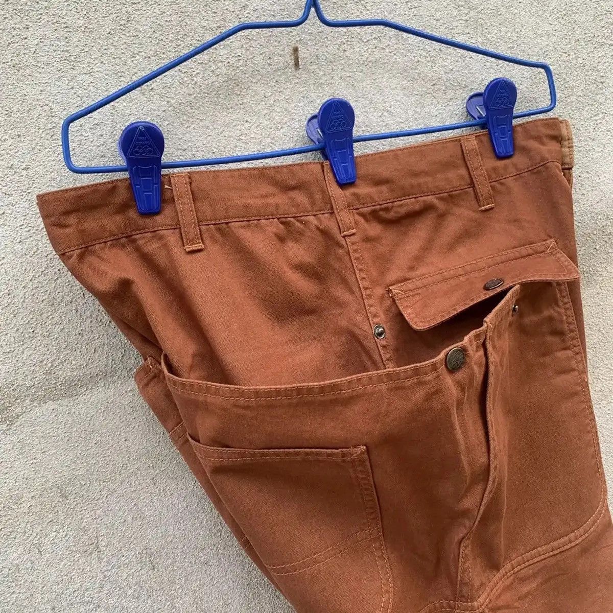 Japanese Brand FYE 🔥AWESOME POCKET BIG JAPANESE VINTAGE RUGGED BROWN PANTS Size US 30 / EU 46 - 13 Thumbnail
