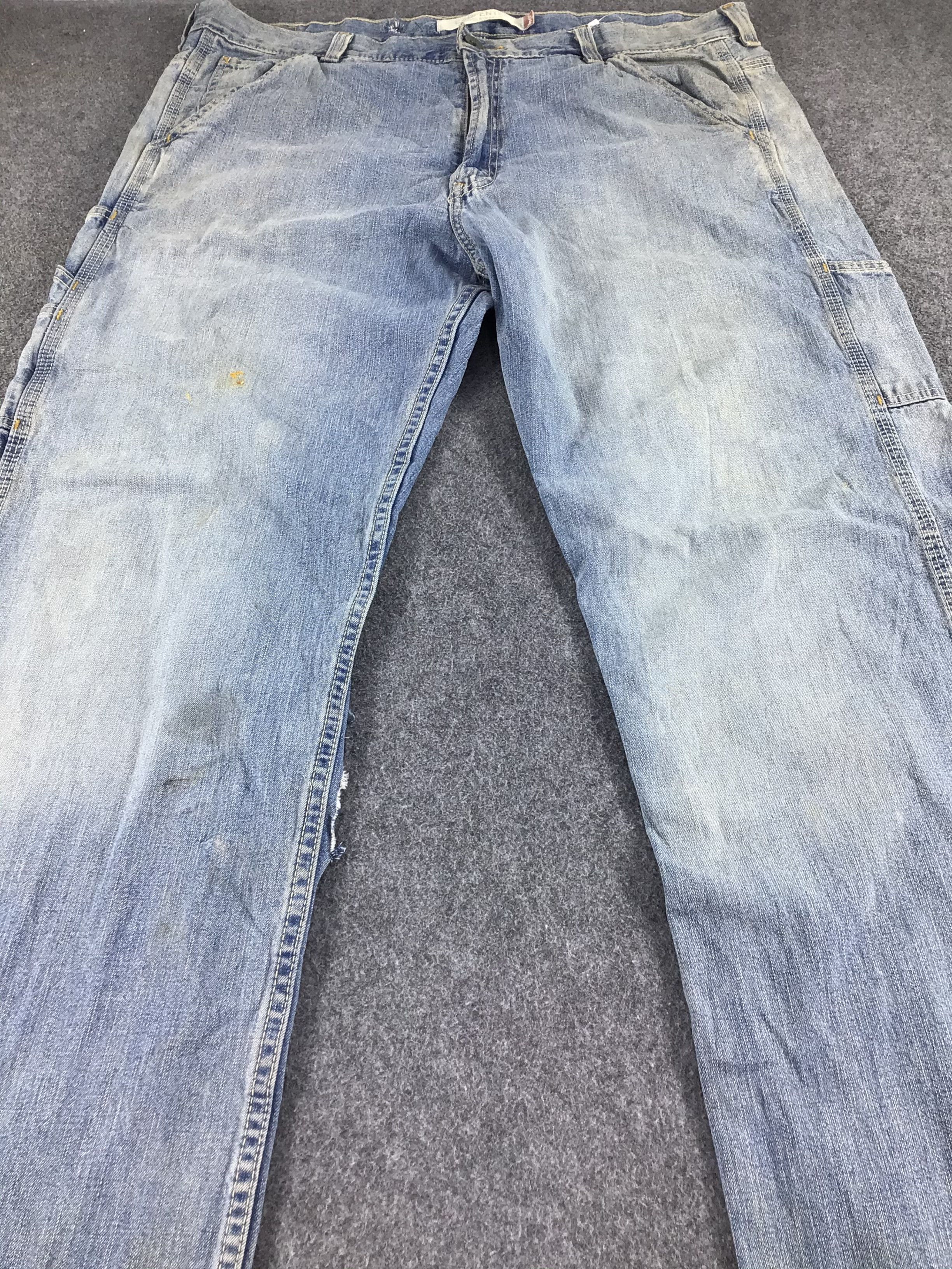 Levi's Vintage Levis 701 Carpenter Jeans Faded Blue -J575 Size US 41 - 3 Thumbnail