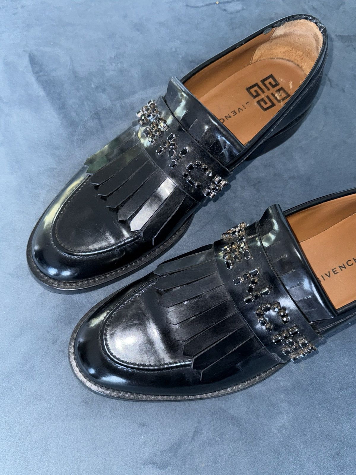 Givenchy Spectacular Rhinestone Loafers Dress Shoes Size US 12 / EU 45 - 1 Thumbnail