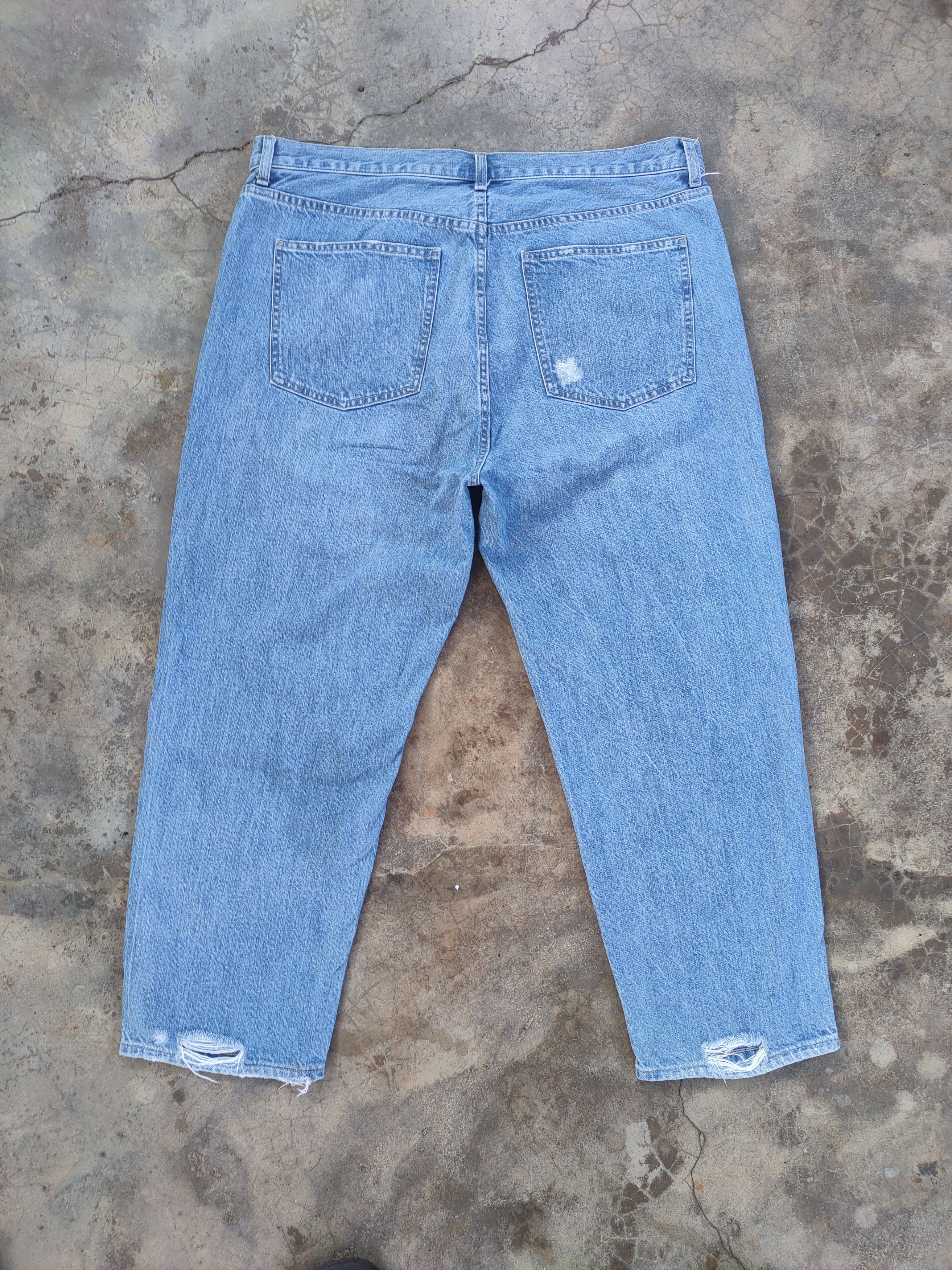 Japanese Brand × Jean × StraightFaded W38 VINTAGE JAPANESE FADED DISTRESSED DENIM JEAN PANTS Size US 38 / EU 54 - 8 Thumbnail
