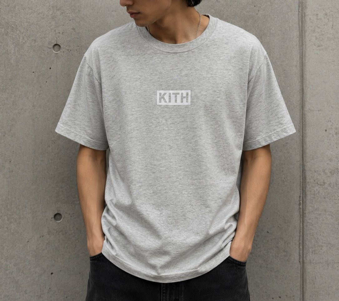 Kith Kith Classic Logo Tee ‘Heather Grey’ Size XS Size US XS / EU 42 / 0 - 1 Thumbnail
