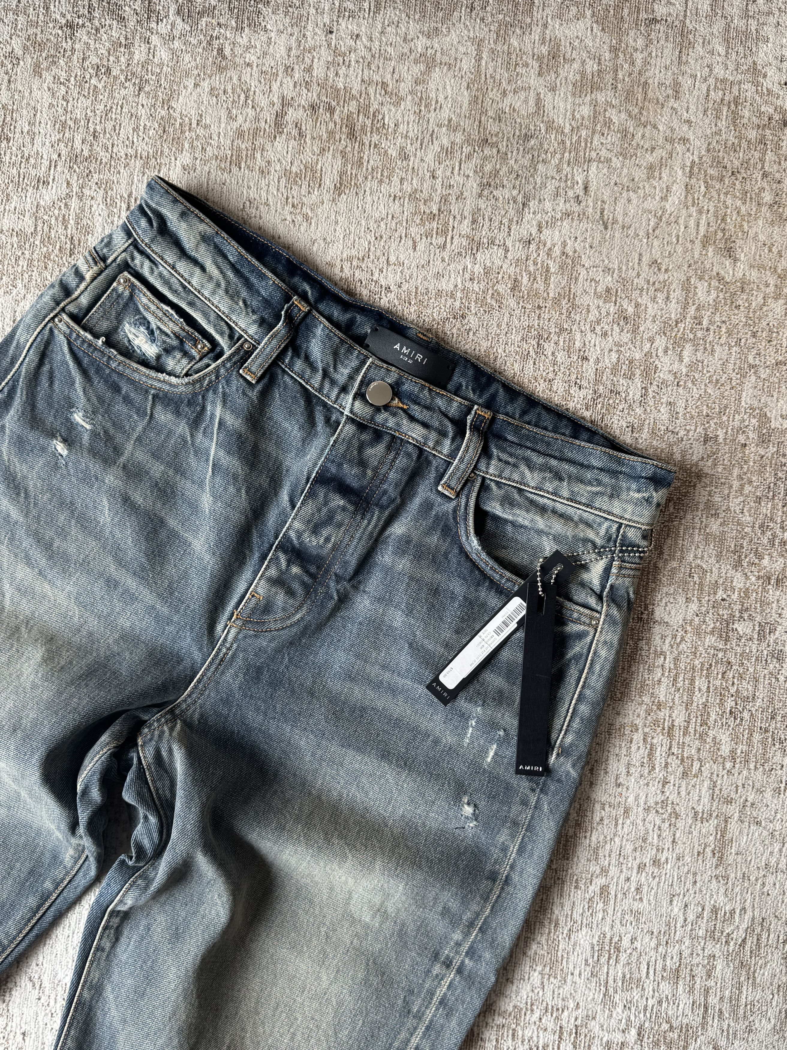 Amiri AMIRI Straight leg jeans | SIZE 30 | INDIGO Size US 30 / EU 46 - 2 Thumbnail