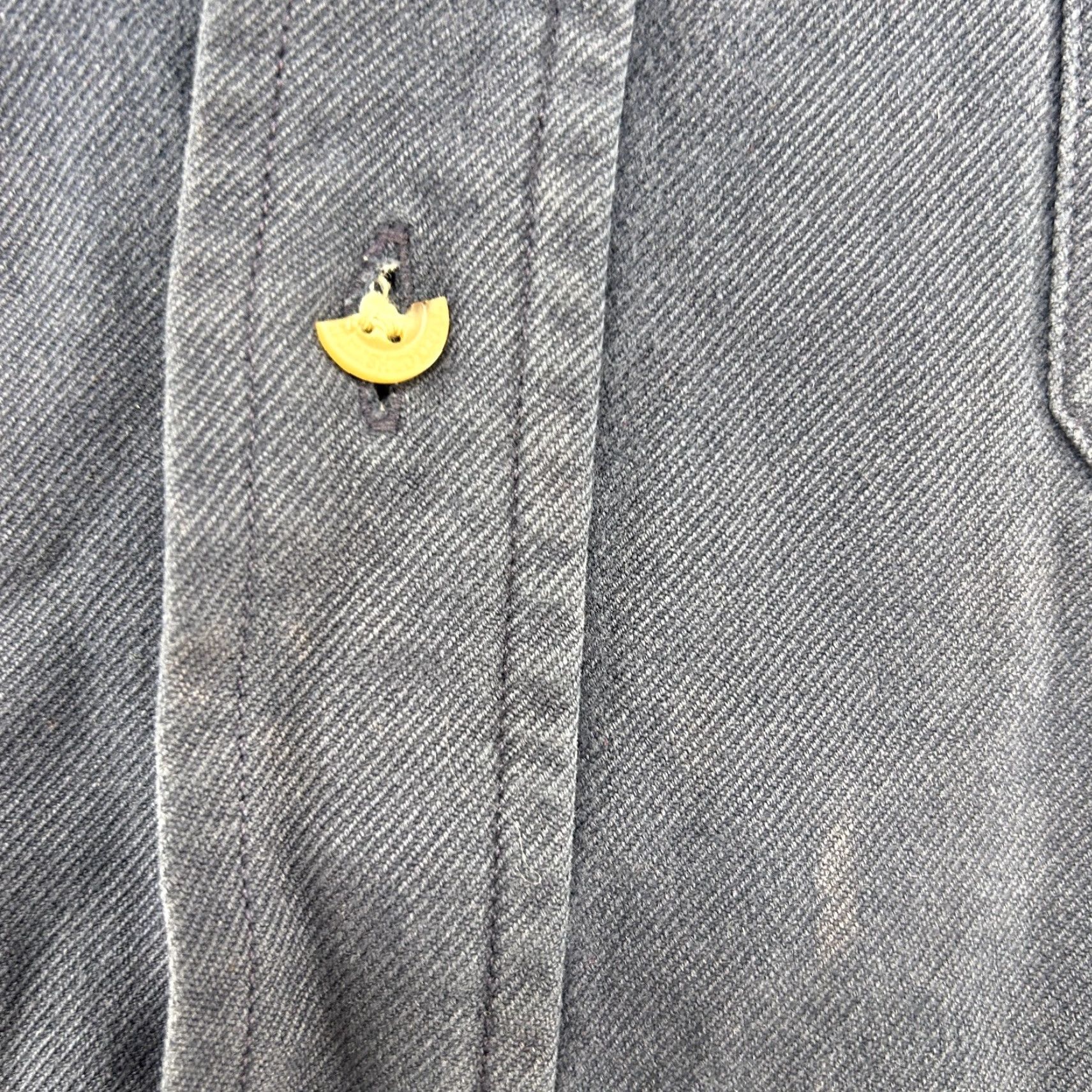Carhartt VINTAGE Carhartt Shirt Mens L Blue Navy Button Up Long Sleeve Cotton Workwear Size US L / EU 52-54 / 3 - 6 Thumbnail