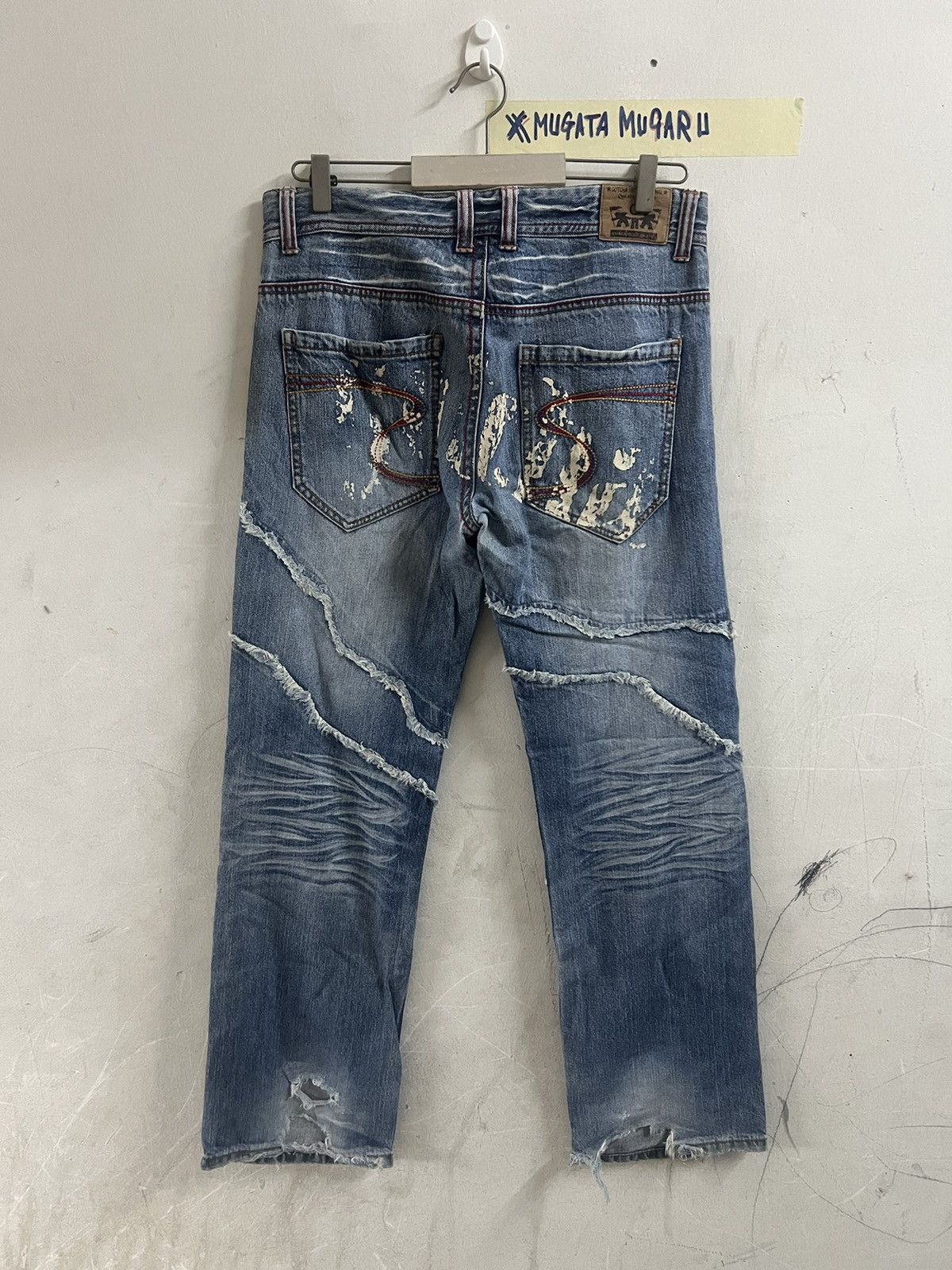 Designer × Japanese Brand × Vintage VINTAGE Y2K GOTCHA DISTRESSED DENIM PANT Size US 32 / EU 48 - 10 Thumbnail