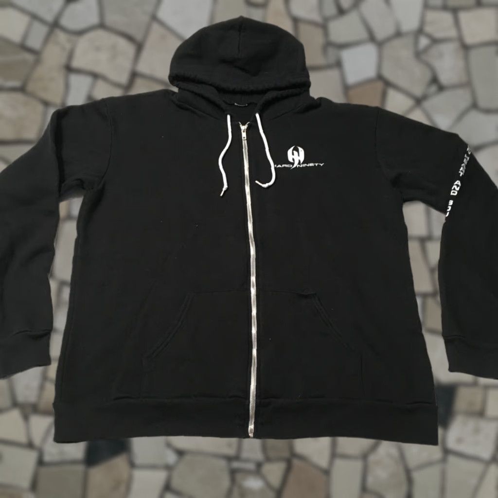 Designer × Streetwear × Vintage 74 is war zip up hooded sweatshirt