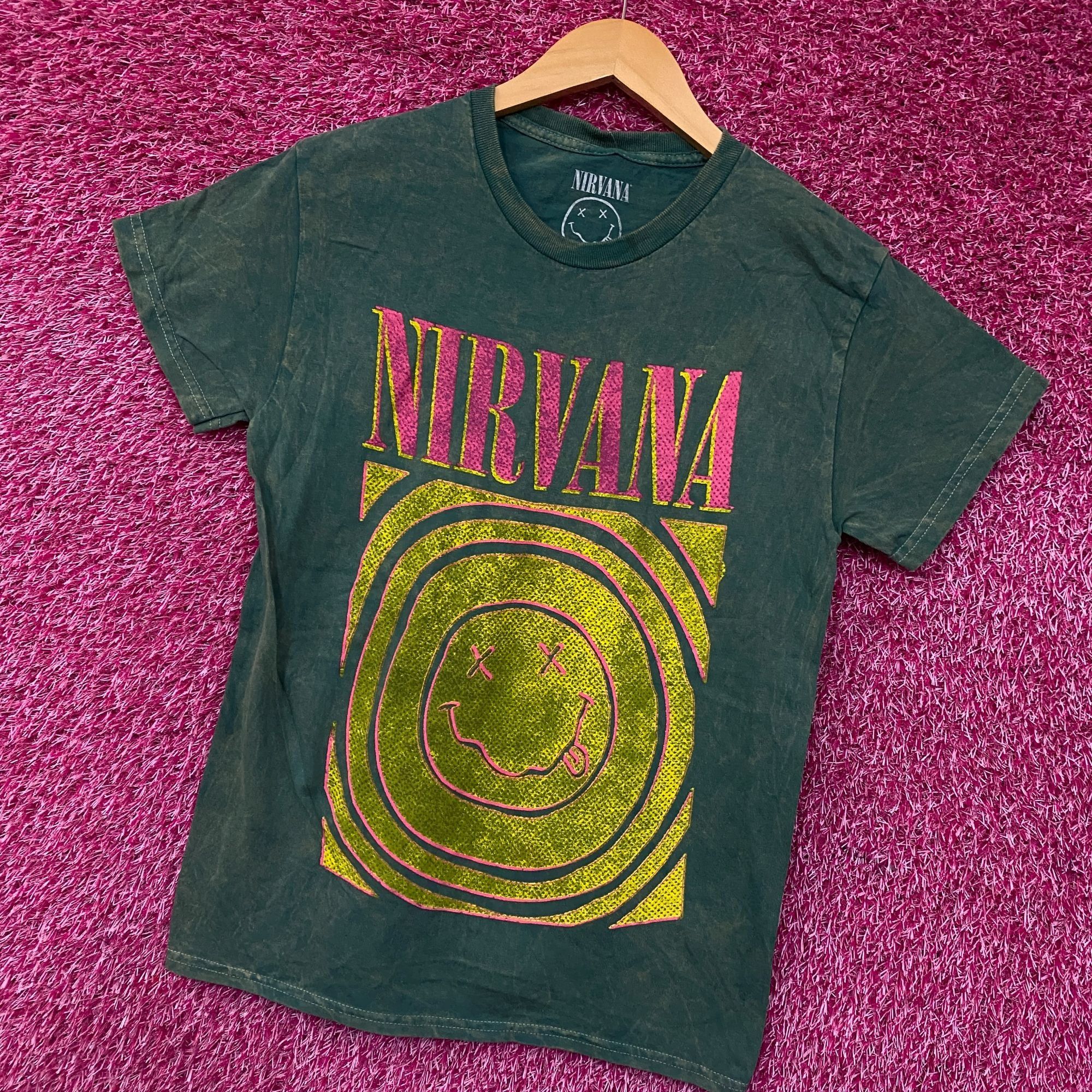 Nirvana Nirvana Nevermind Album Dead Smiley Face Logo T-Shirt Small Size US S / EU 44-46 / 1 - 3 Thumbnail