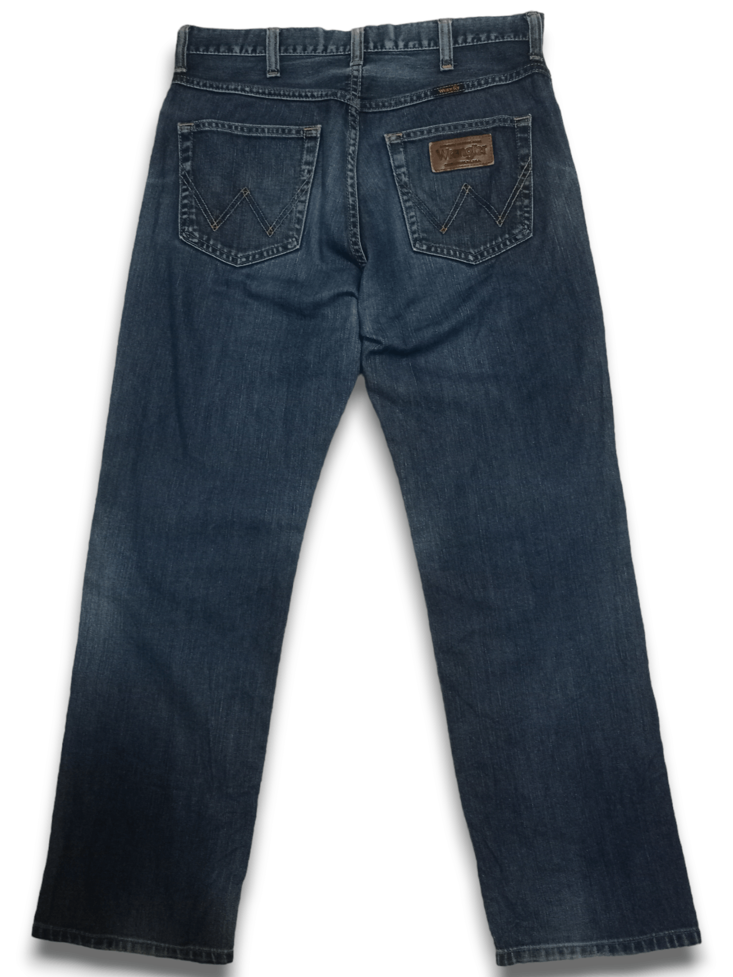 Wrangler Vintage Wrangler Blue Wash Distressed Baggy Jeans 32x28 Size US 32 / EU 48 - 14 Thumbnail