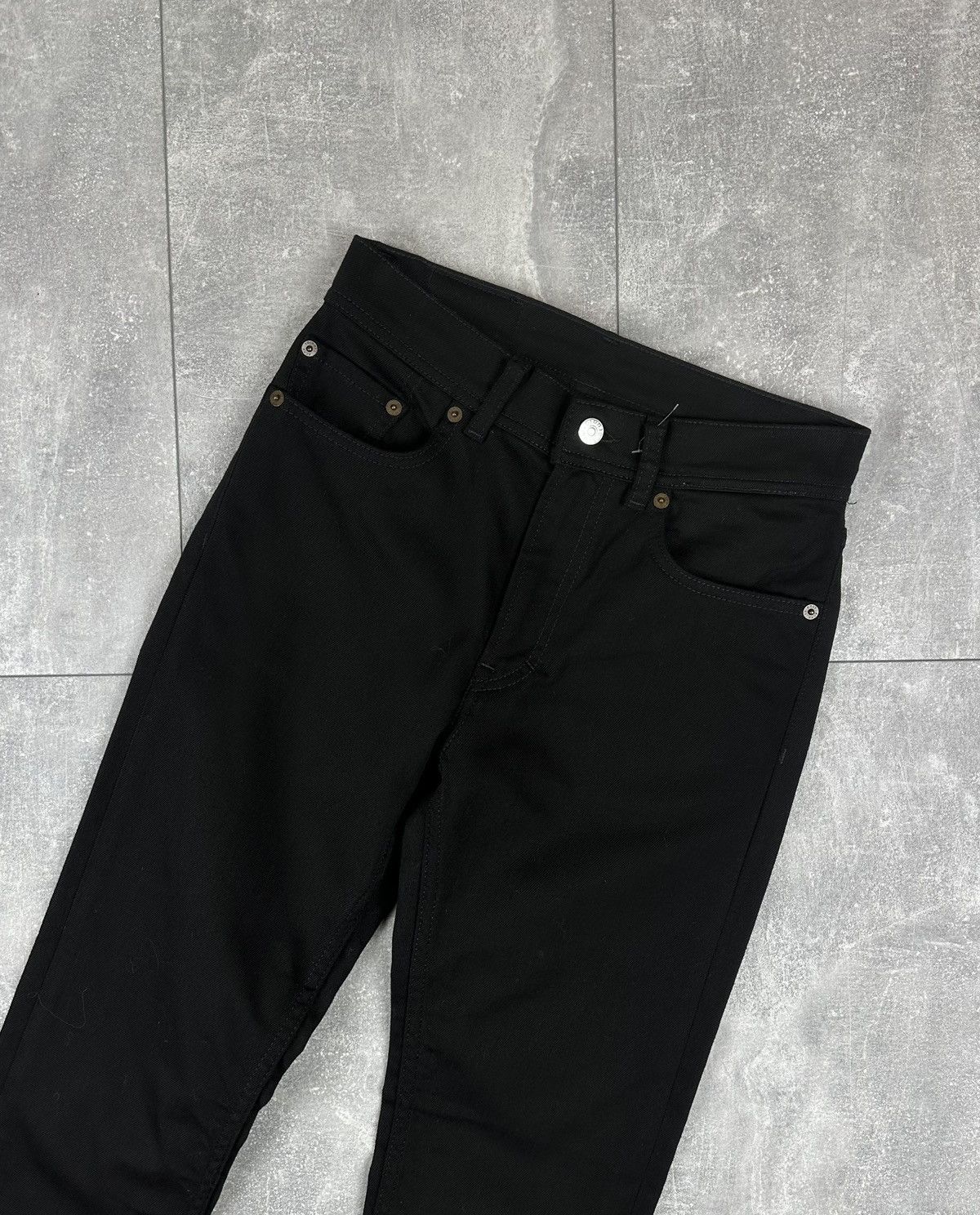 Acne Studios Acne Studios Melk Stay Black Womens Classic Black Jeans Size 25" / US 0 / IT 36 - 8 Thumbnail