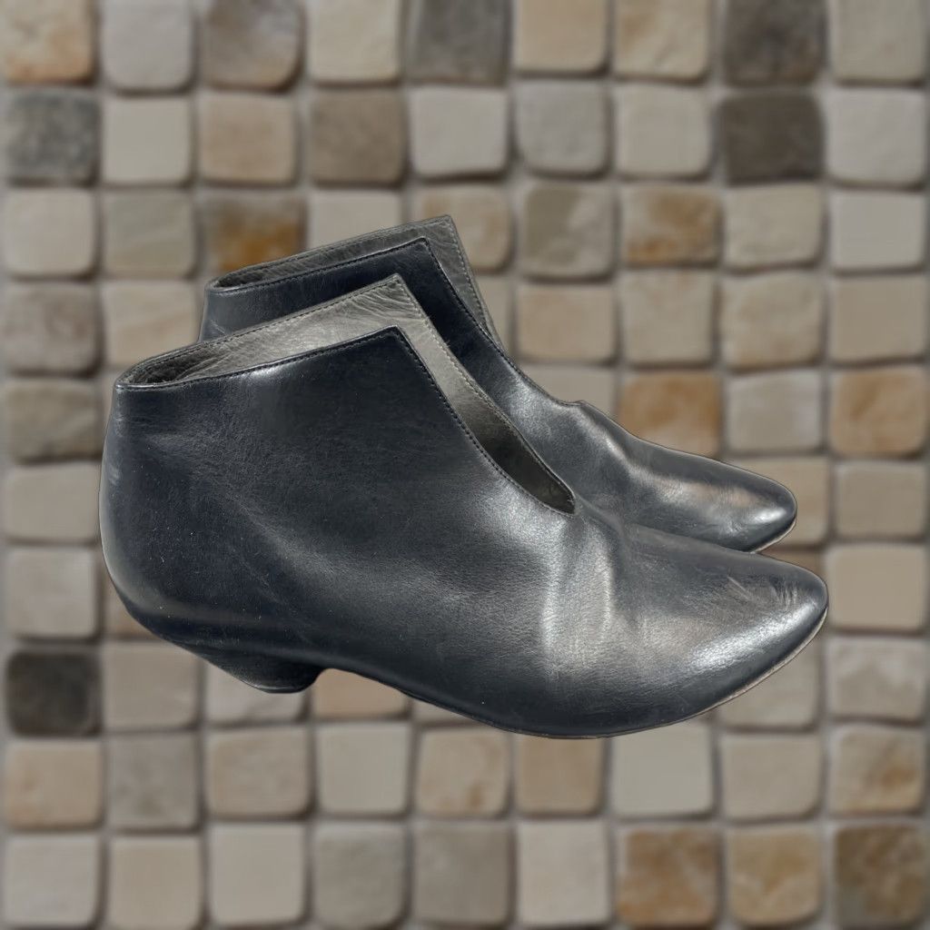 VINTAGE Marsell Women's Boots Size 38 EU US Leather Ankle