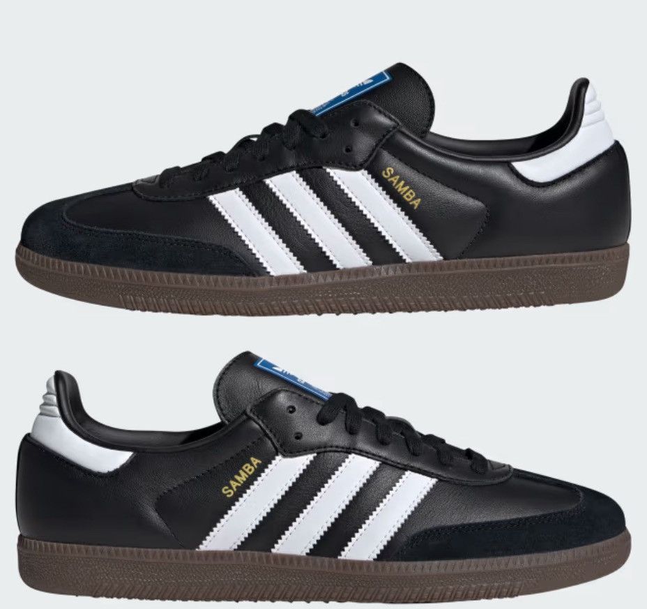 Adidas Adidas Samba OG Shoes-Black/White/Gum Size US 8.5 / EU 41-42 - 5 Thumbnail