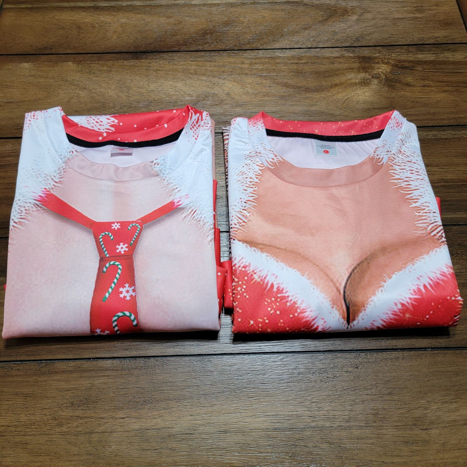 Other Set of 2 His & Her Sexy Santa LS Sweatshirts - Size L, 2XL Size US XXL / EU 58 / 5 - 1 Thumbnail
