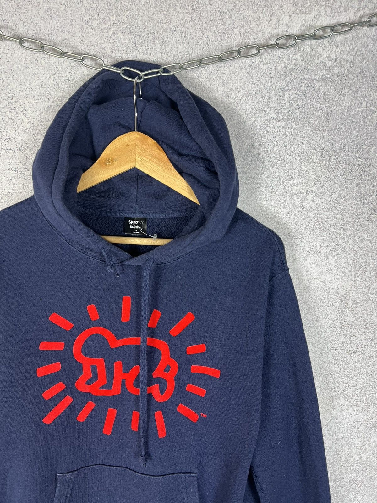 Uniqlo Rare! Keith Haring X Uniqlo Art Designer Hoodie Pullover Size US M / EU 48-50 / 2 - 2 Thumbnail