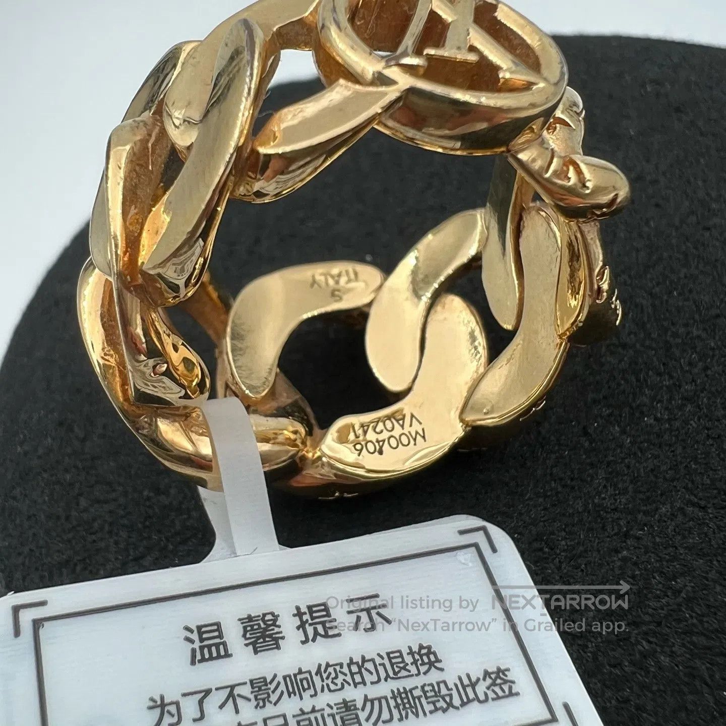 Louis Vuitton Louis Vuitton Golden ring Size ONE SIZE - 5 Thumbnail