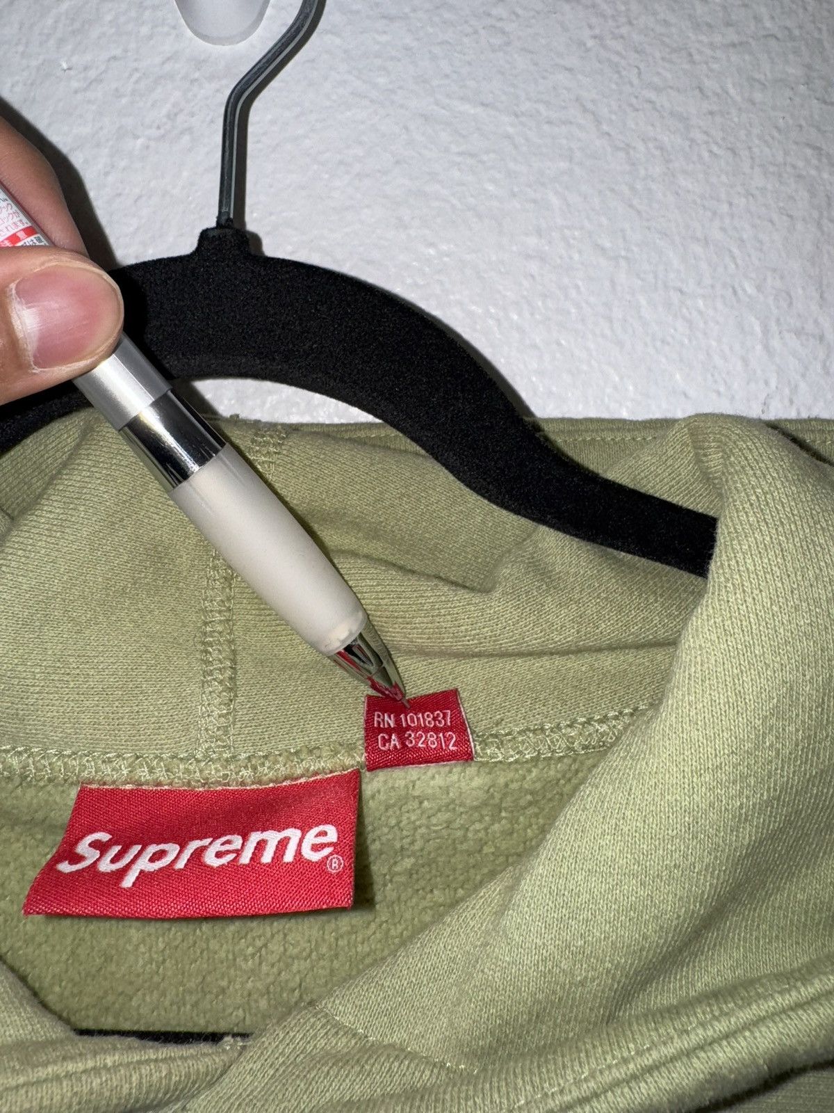 Supreme Supreme Sage Box Logo Hoodie Size US L / EU 52-54 / 3 - 7 Thumbnail