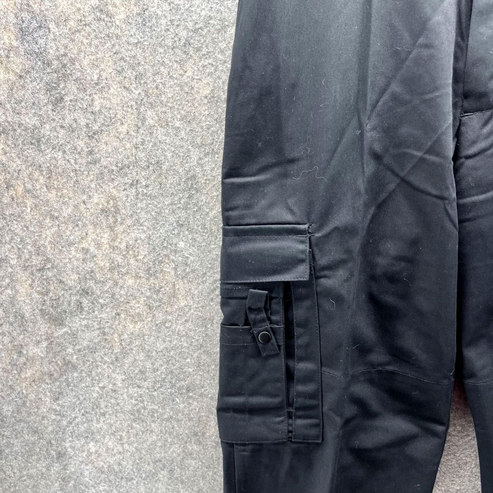 Vintage Tact Squad Pants Men 34 Reg Black Polyester Cargo Pocket Straight Leg Casual Police? Size US 34 / EU 50 - 5 Thumbnail