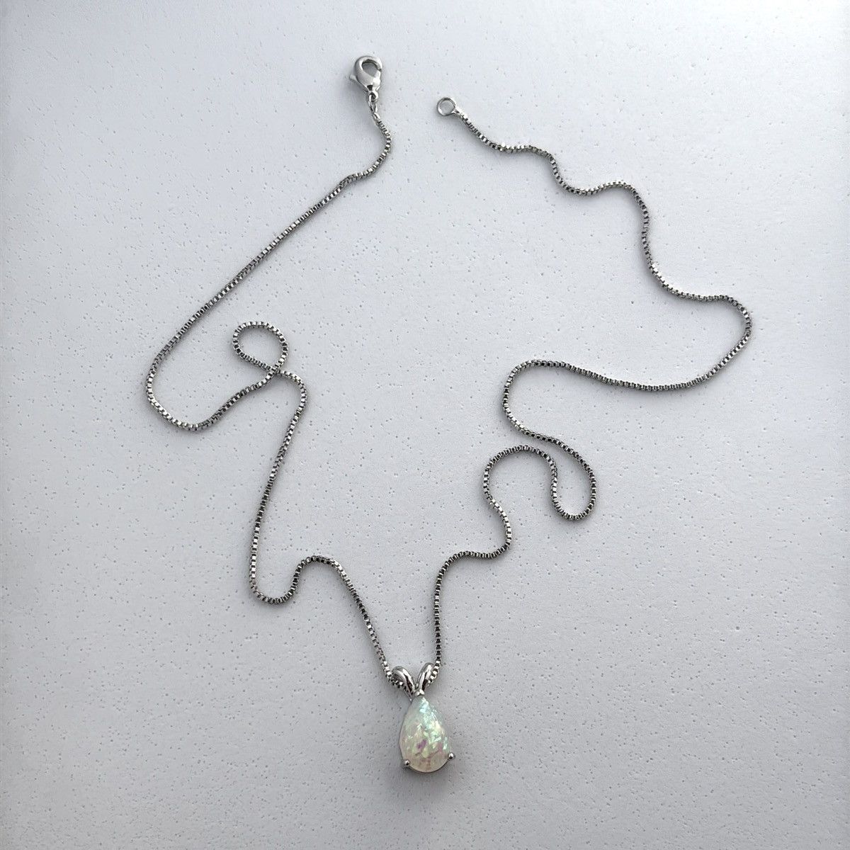 Other Opal Teardrop Shape Pendant Necklace for Women Size ONE SIZE - 5 Thumbnail