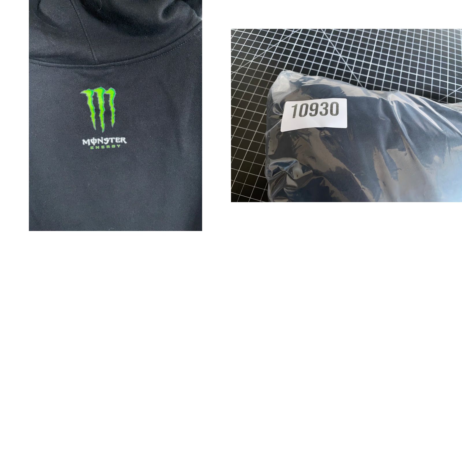 Vintage Monster Energy Hoodie Mens Large Black Drawstring Pullover Sweatshirt Official Retro Graphic Print Pocket(s) Sweatshirt Black Mens L Size US L / EU 52-54 / 3 - 9 Thumbnail