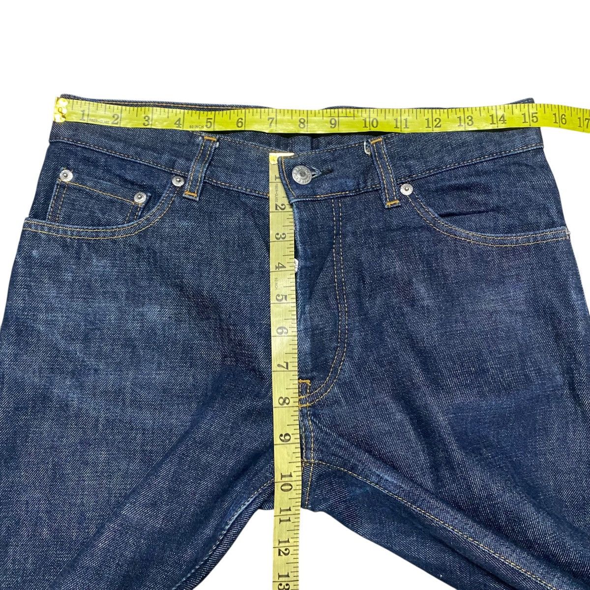 Helmut Lang Vintage Helmut Lang Dark Blue Denim Jeans Size US 30 / EU 46 - 15 Thumbnail