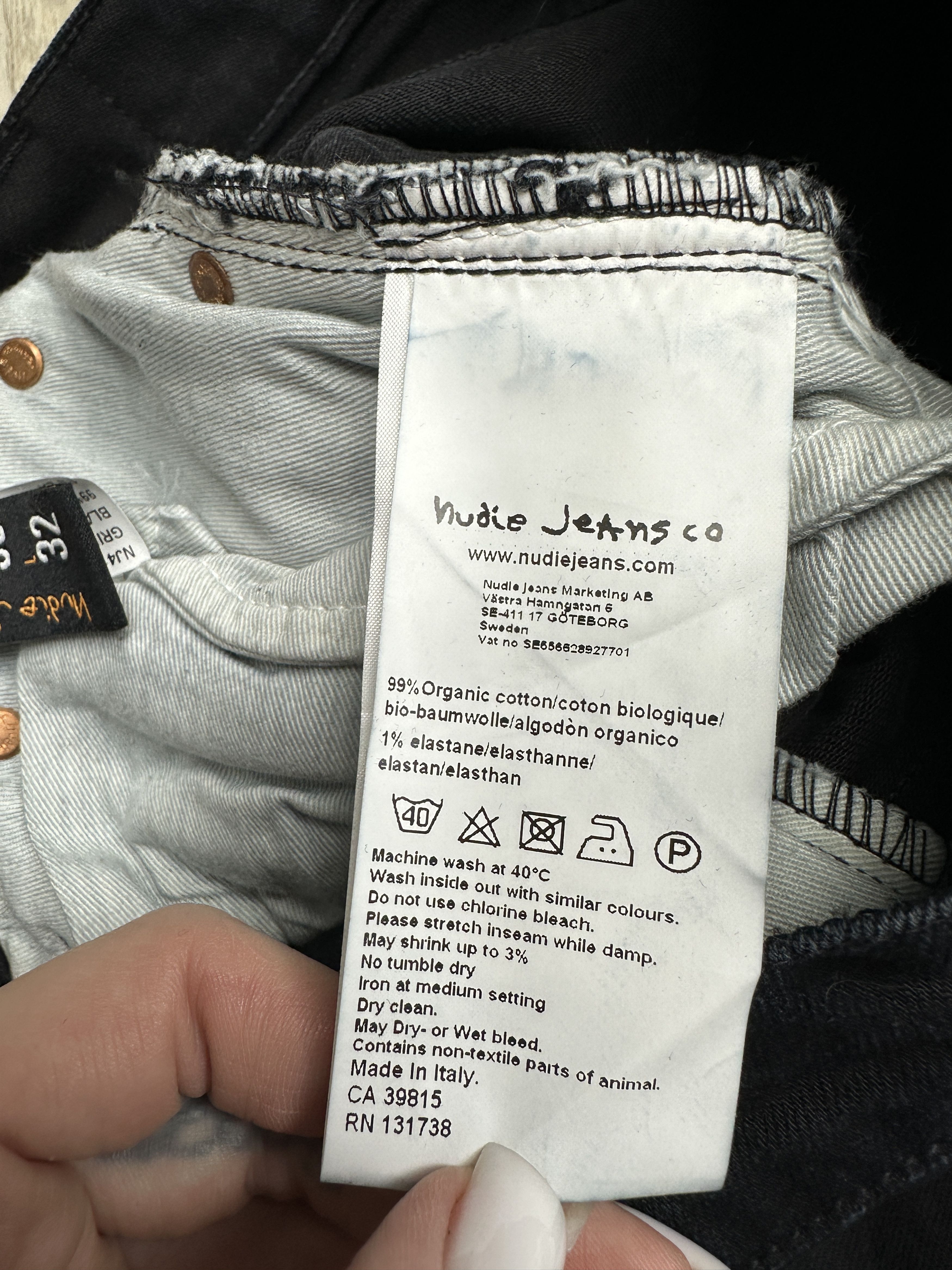 Nudie Jeans Nudie Jeans Grim Tim Mens Denim Pants Jeans Size US 30 / EU 46 - 8 Thumbnail