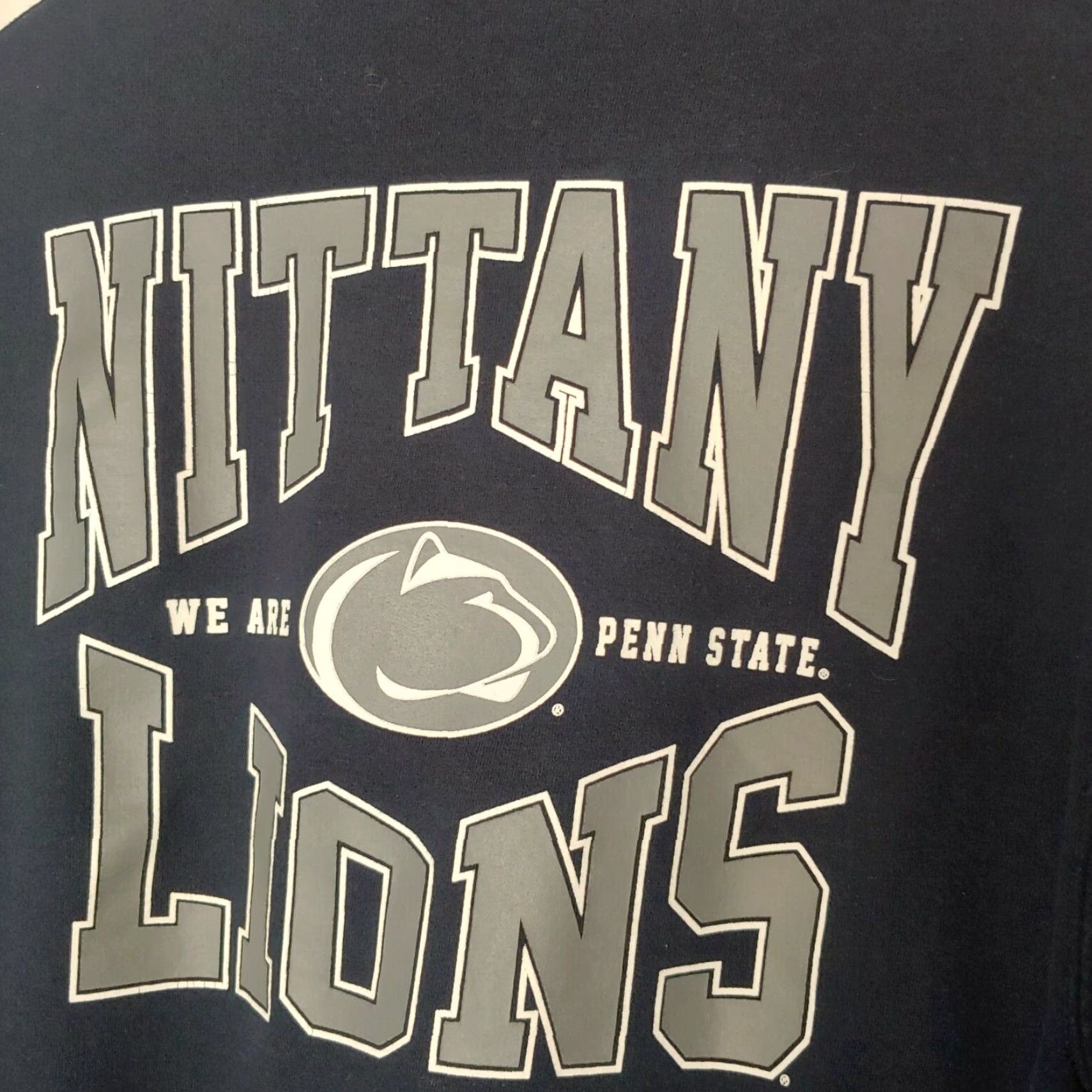 Champion VINTAGE Champion Eco Crew Neck Sweatshirt Navy Penn State Nittany Lions College NCAA College Sweatshirt Men M Navy Crew Neck Pullover Cotton Blend Size US M / EU 48-50 / 2 - 3 Thumbnail